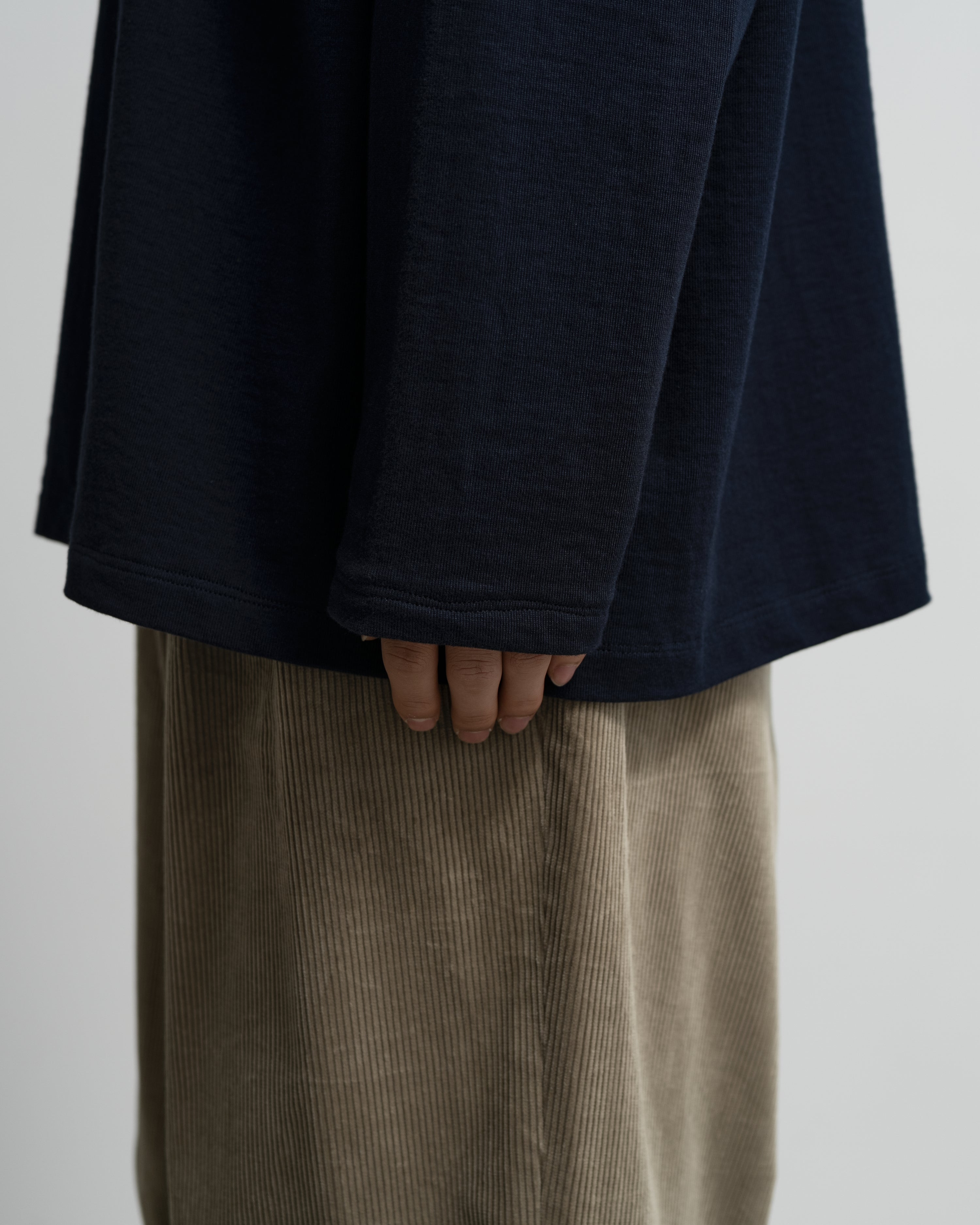 CF.GP Heavy Weight L/S Oversized Tee navy