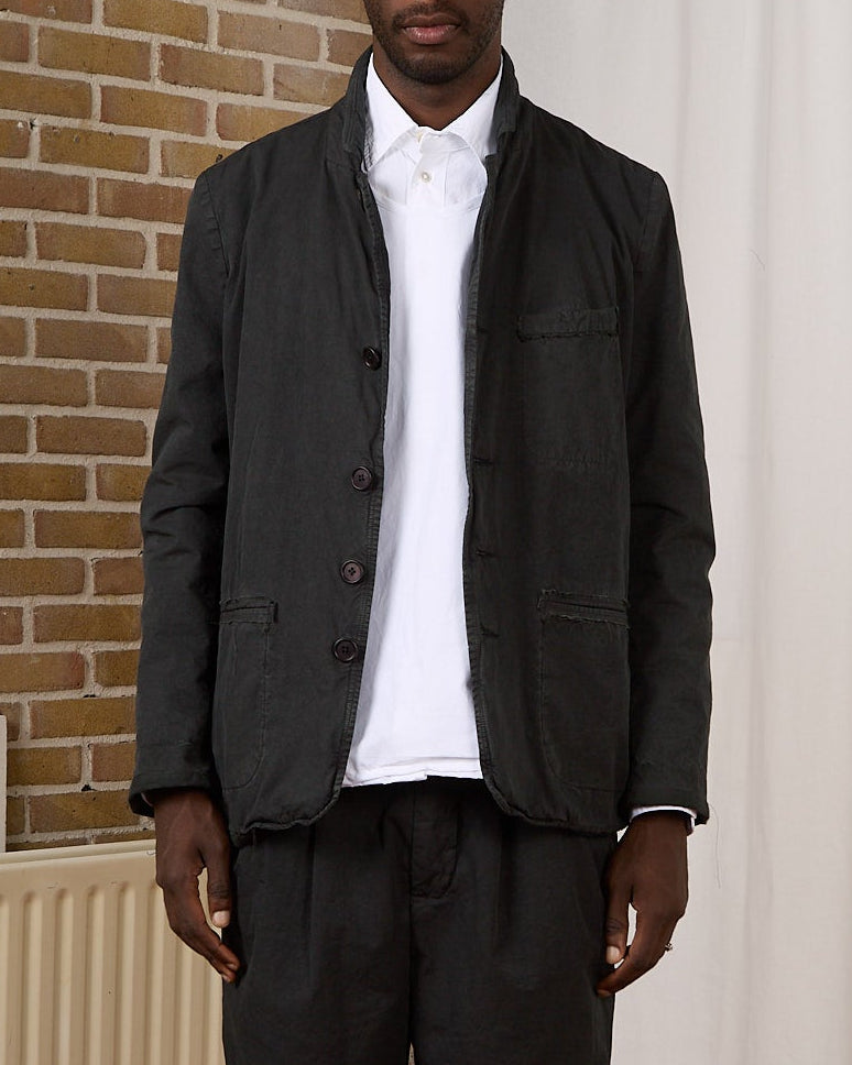 CF.23.09.02.02 SUIT JACKET light canvas dark green