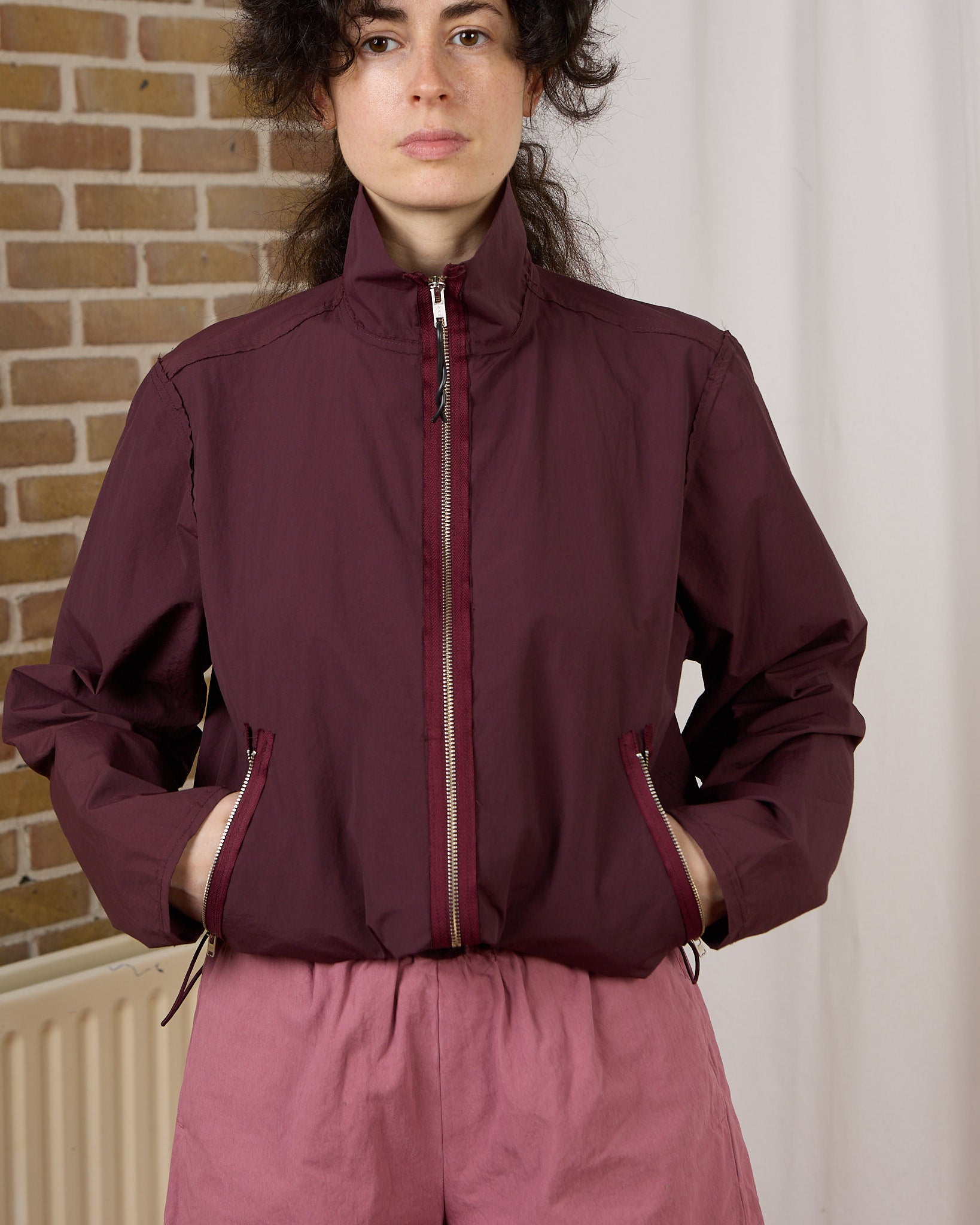 CF.23.09.01.02 TRACK JACKET technical burgundy