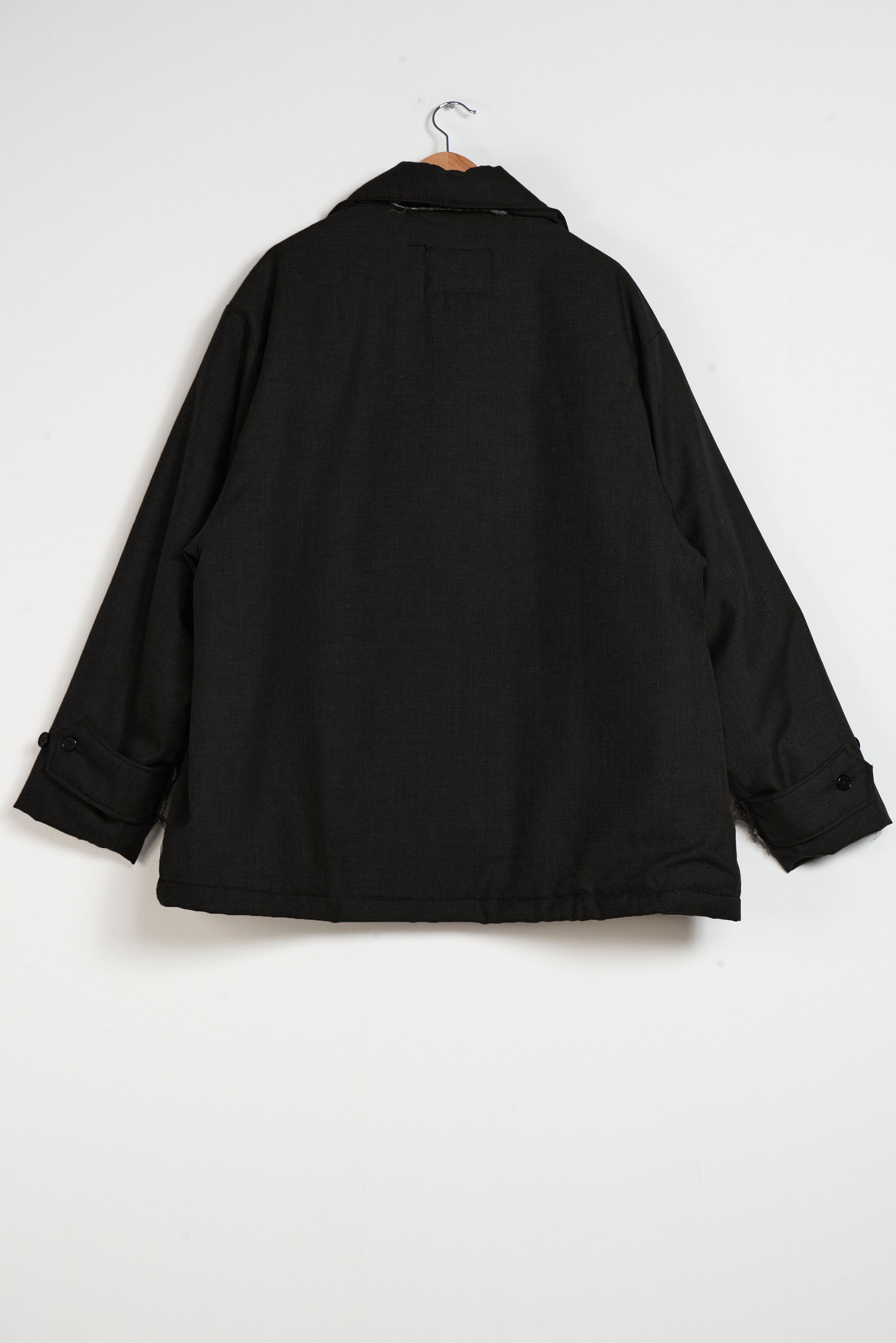 CF.20.10.03.01 PADDED PEACOAT MACK black