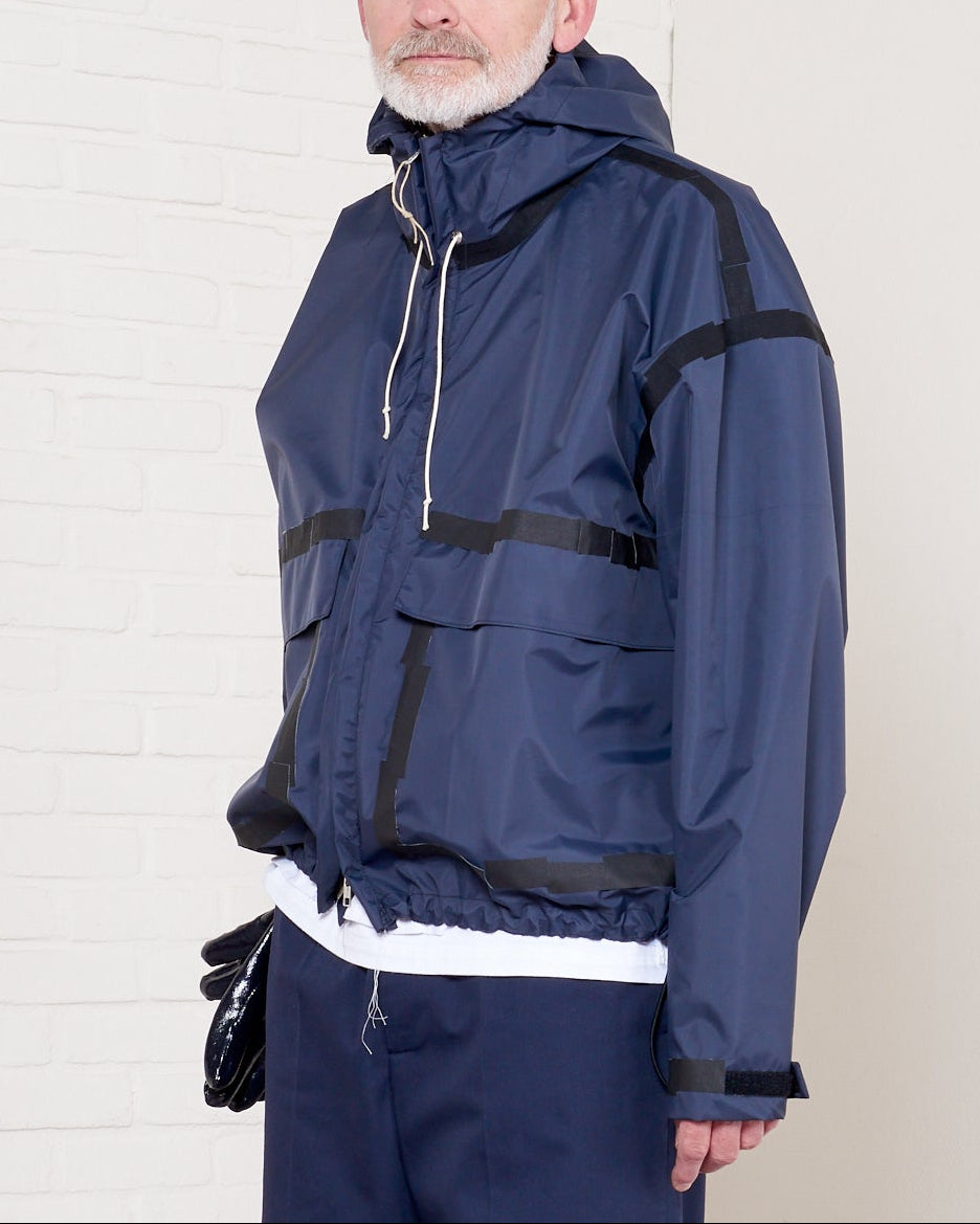 CF.21.10.02.01 TAPED OUTDOOR JACKET 3 layer navy