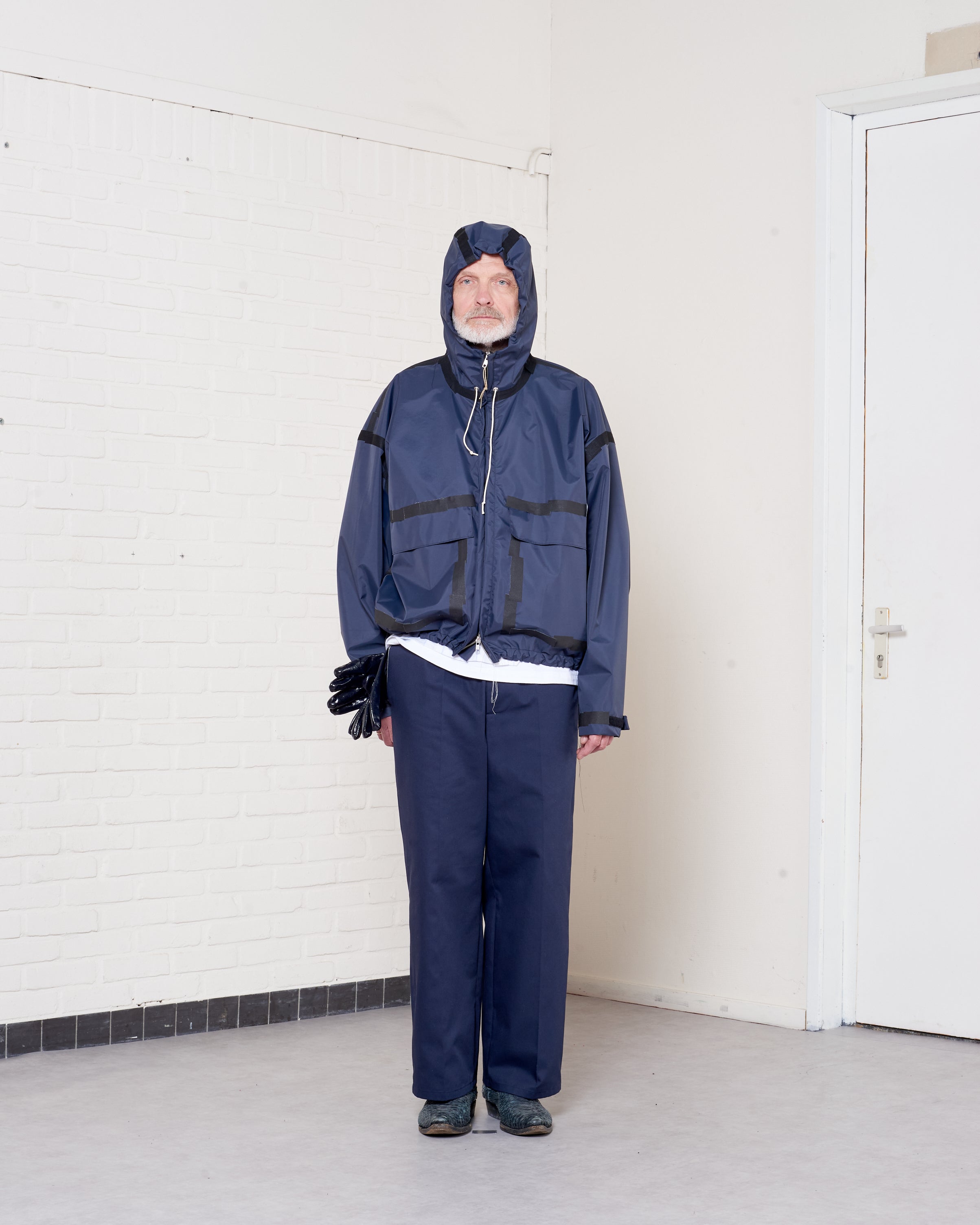 CF.21.10.02.01 TAPED OUTDOOR JACKET 3 layer navy