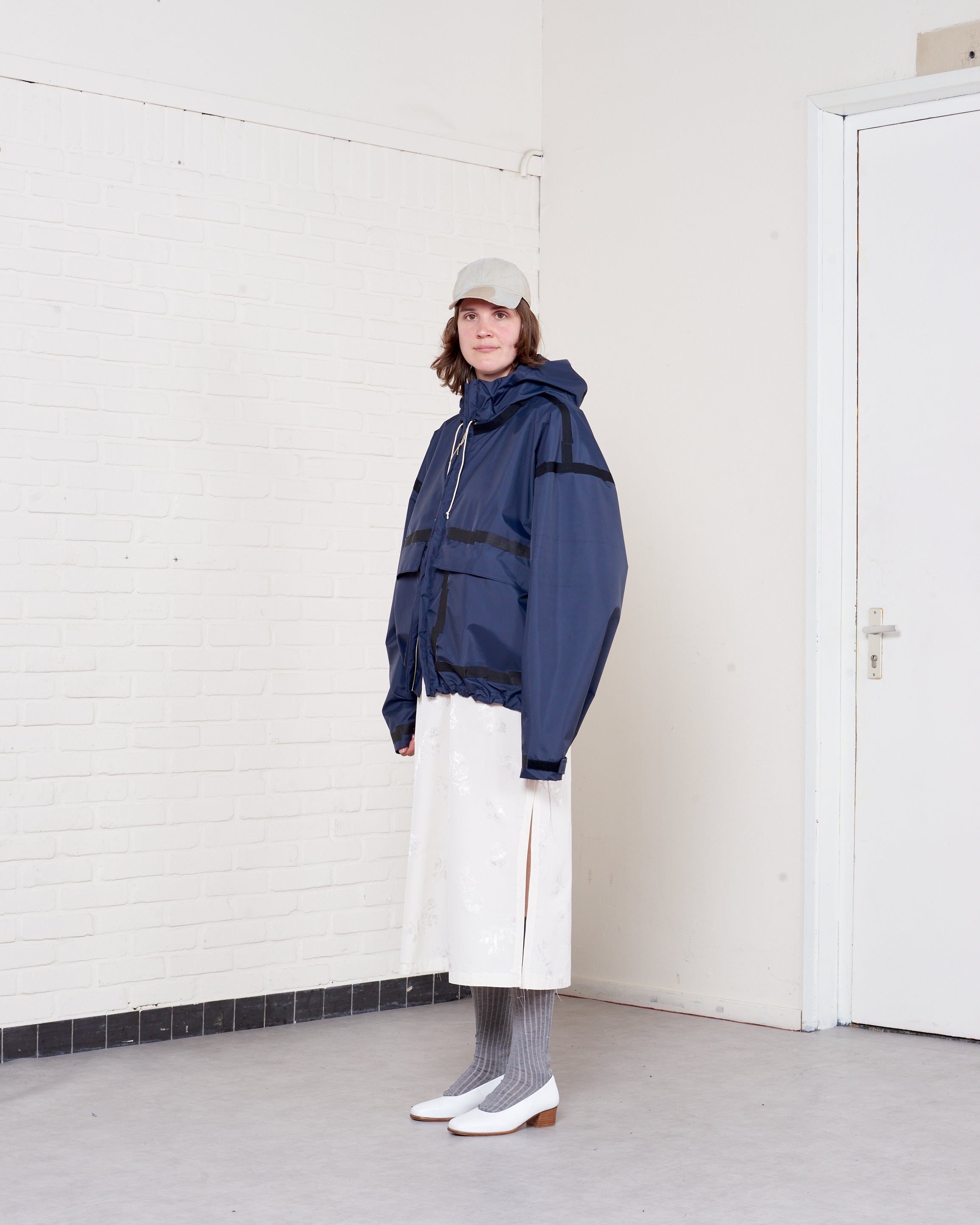 CF.21.10.02.01 TAPED OUTDOOR JACKET 3 layer navy