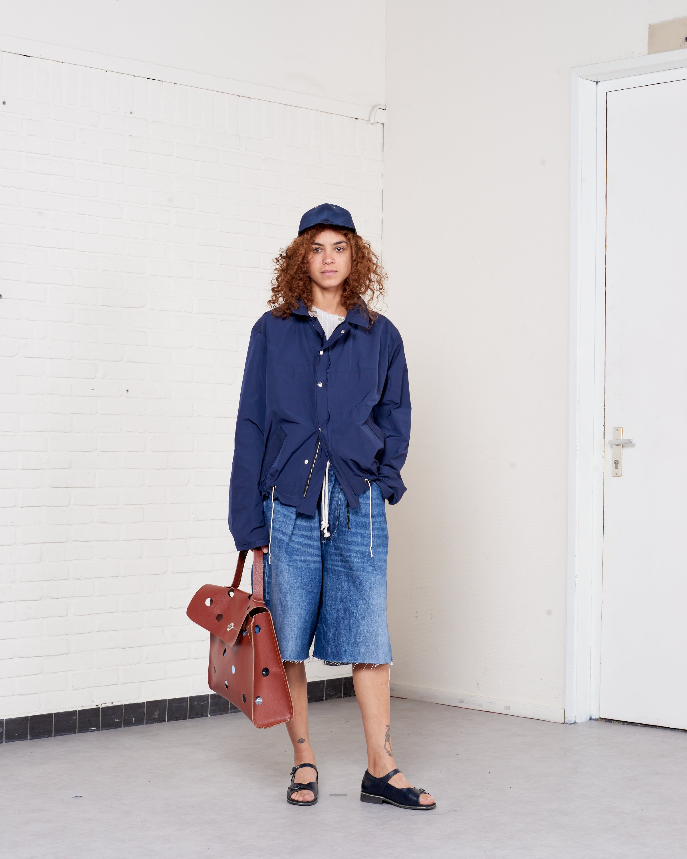 CF.21.09.01.02 SIMPLE JACKET technical twill navy