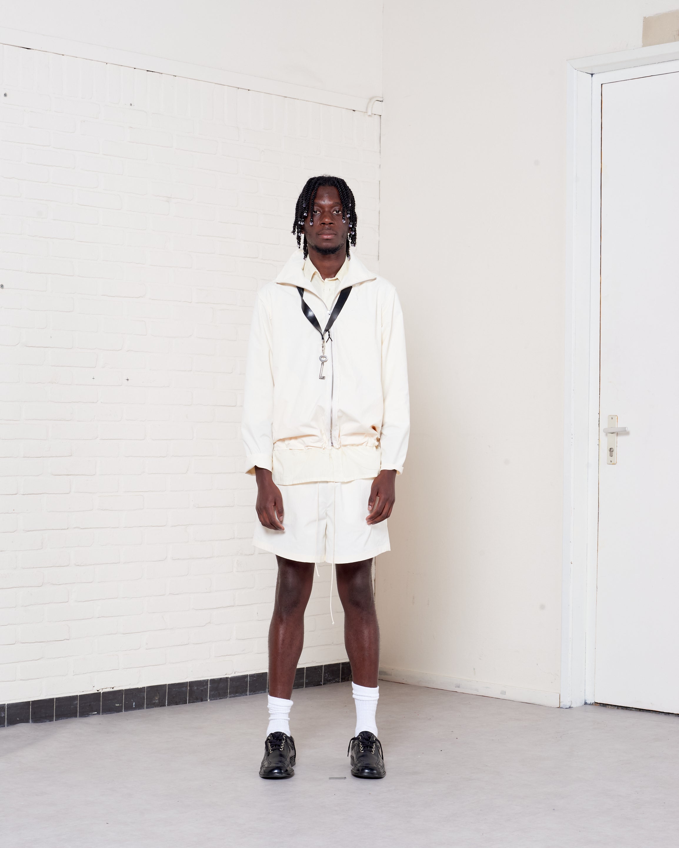 CF.21.09.02.02 TRACK JACKET technical nylon light yellow