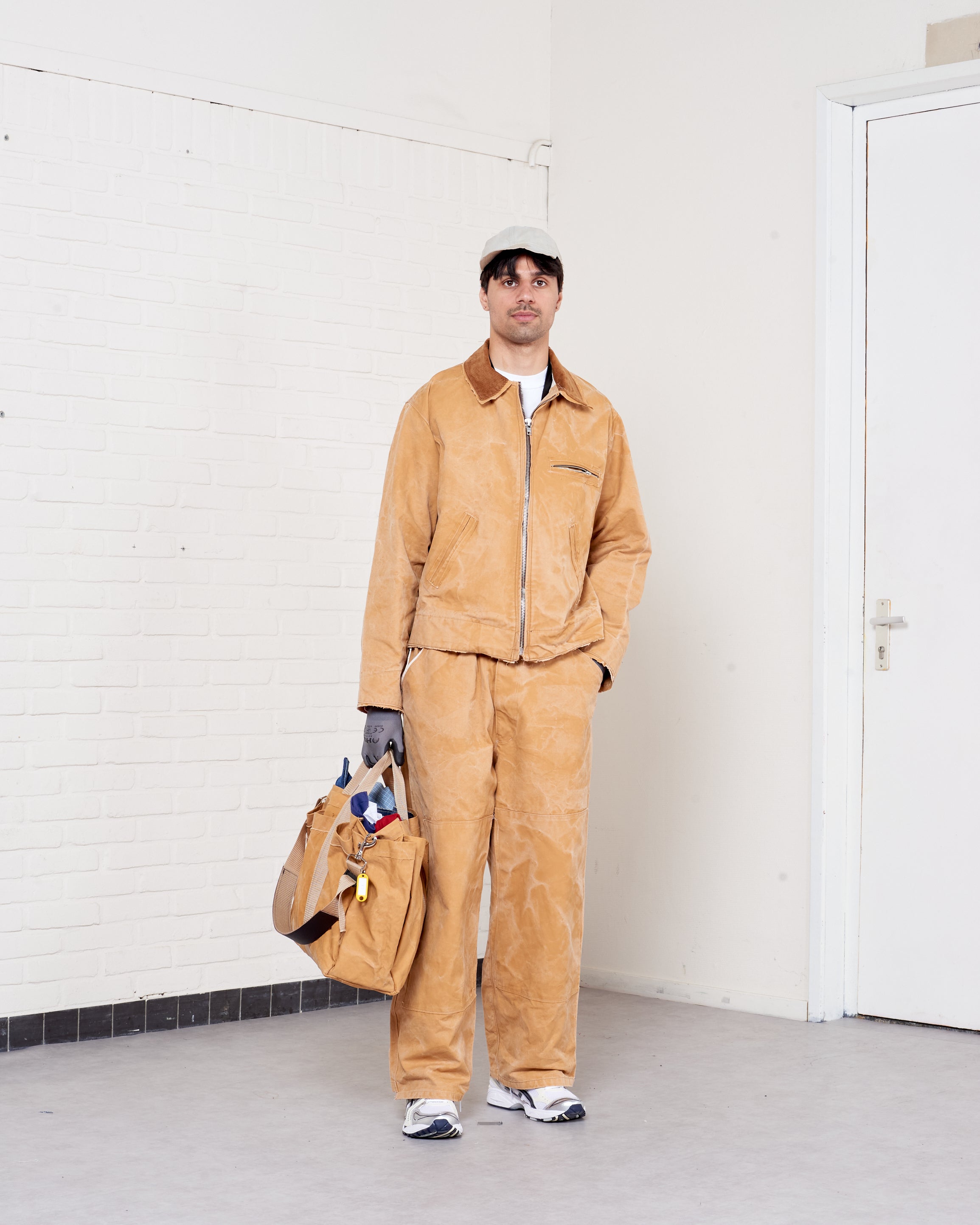 CF.21.06.05.01 TOPLESS OVERALLS sand