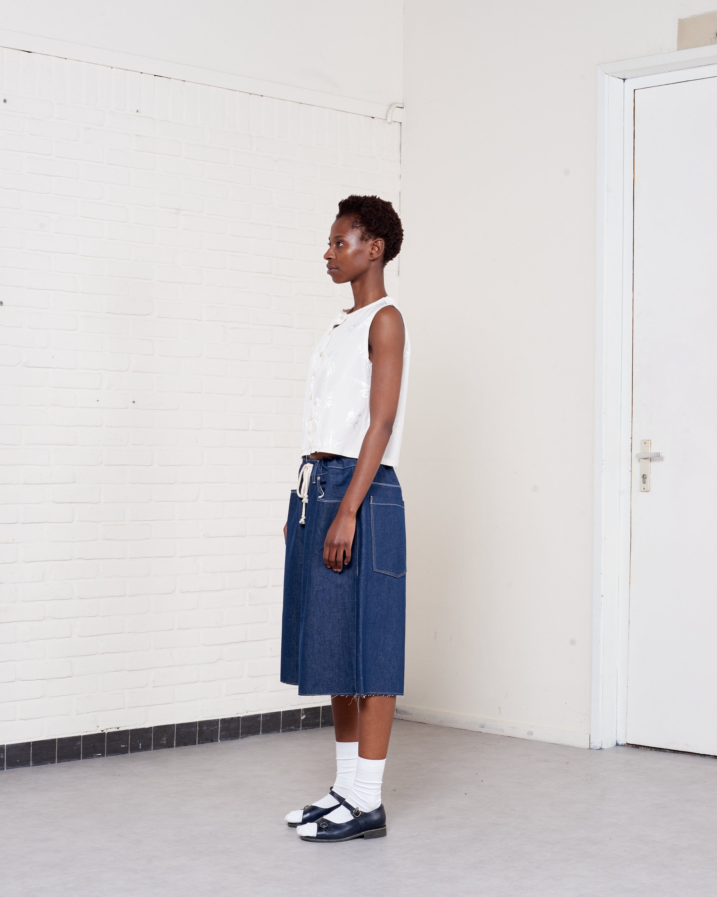 CF.21.05.01.03 SQUARE TOP flower jacquard off-white