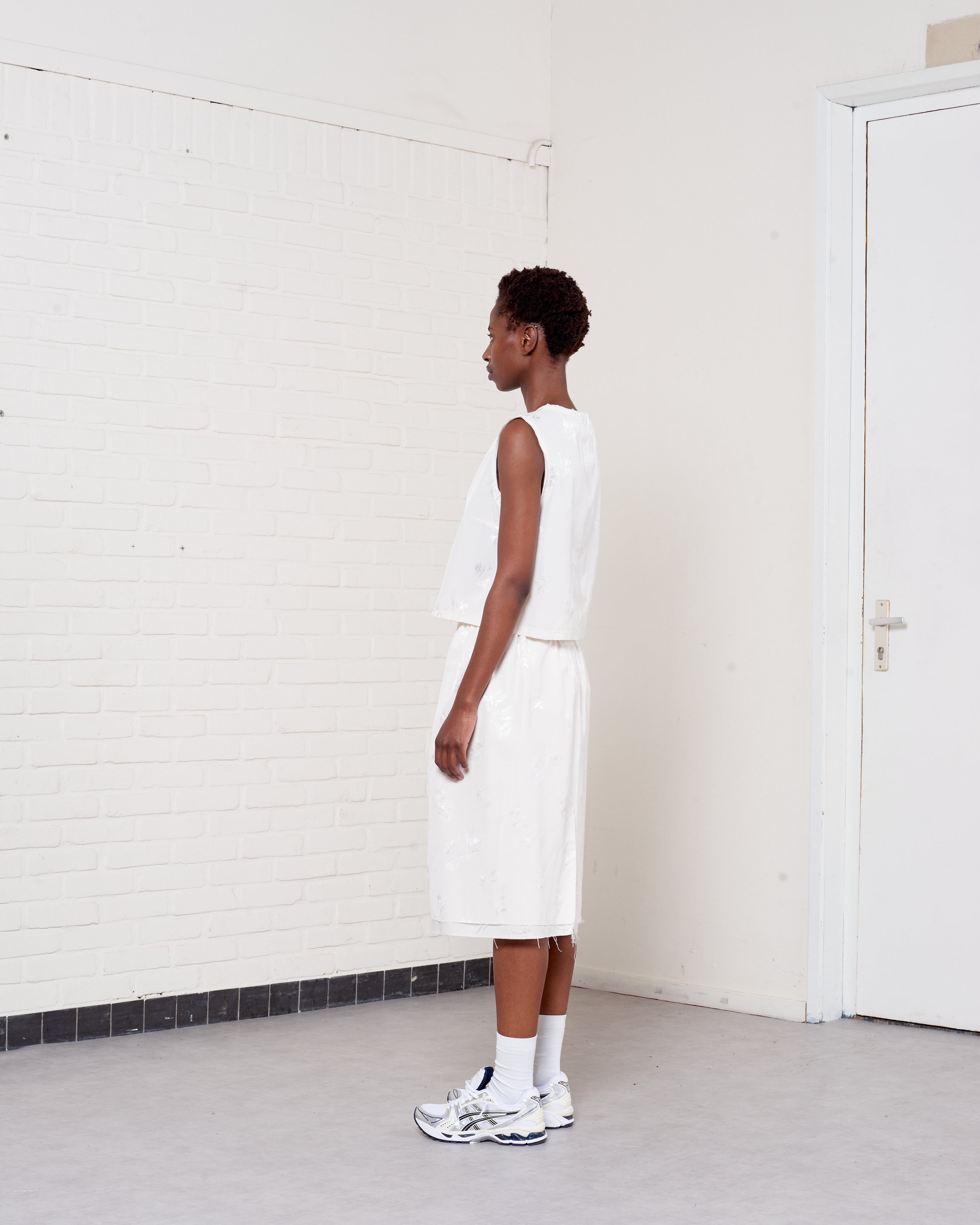 CF.21.05.01.03 SQUARE TOP flower jacquard off-white