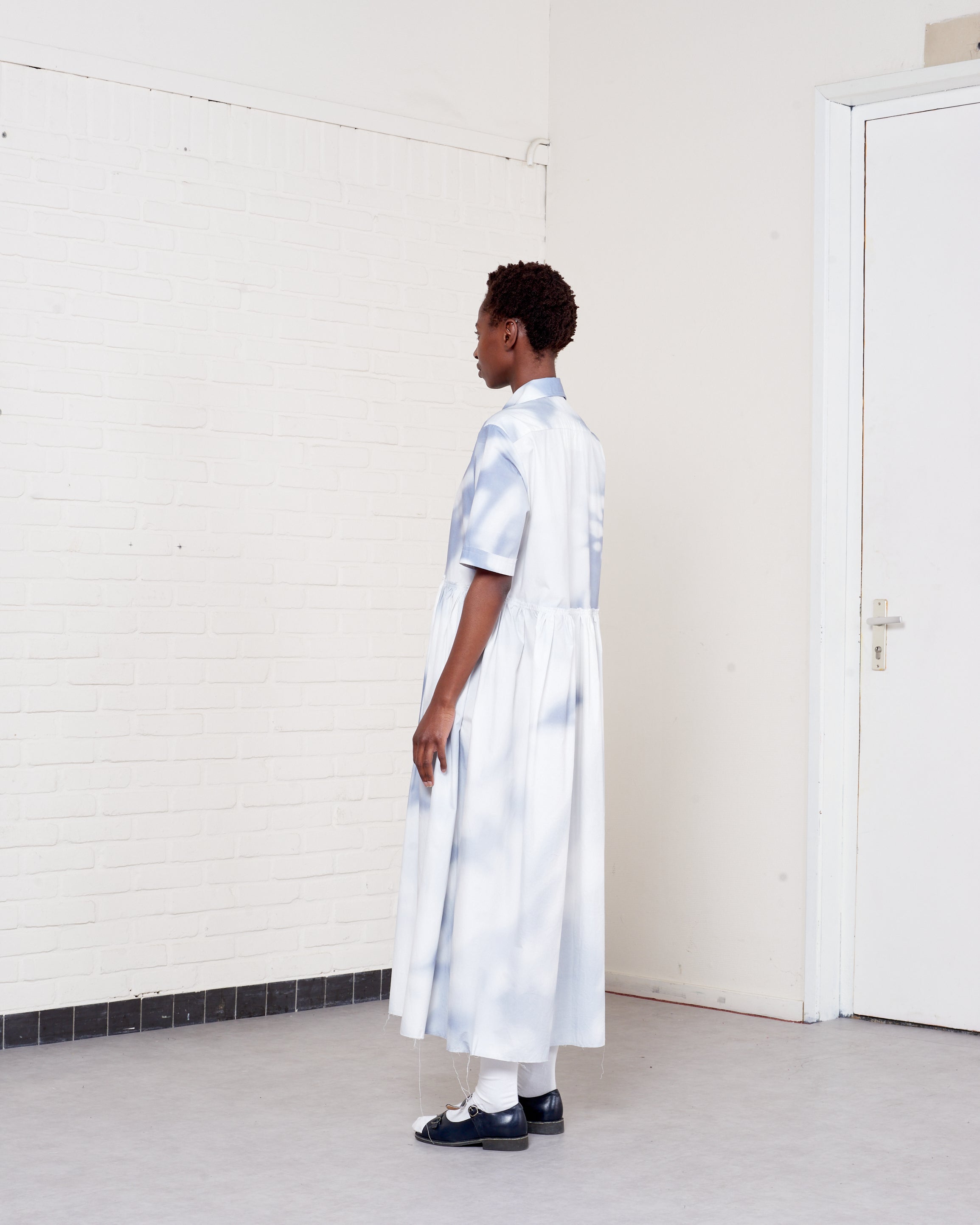 CF.21.08.03.02 FAST SHIRT DRESS shirting shade print