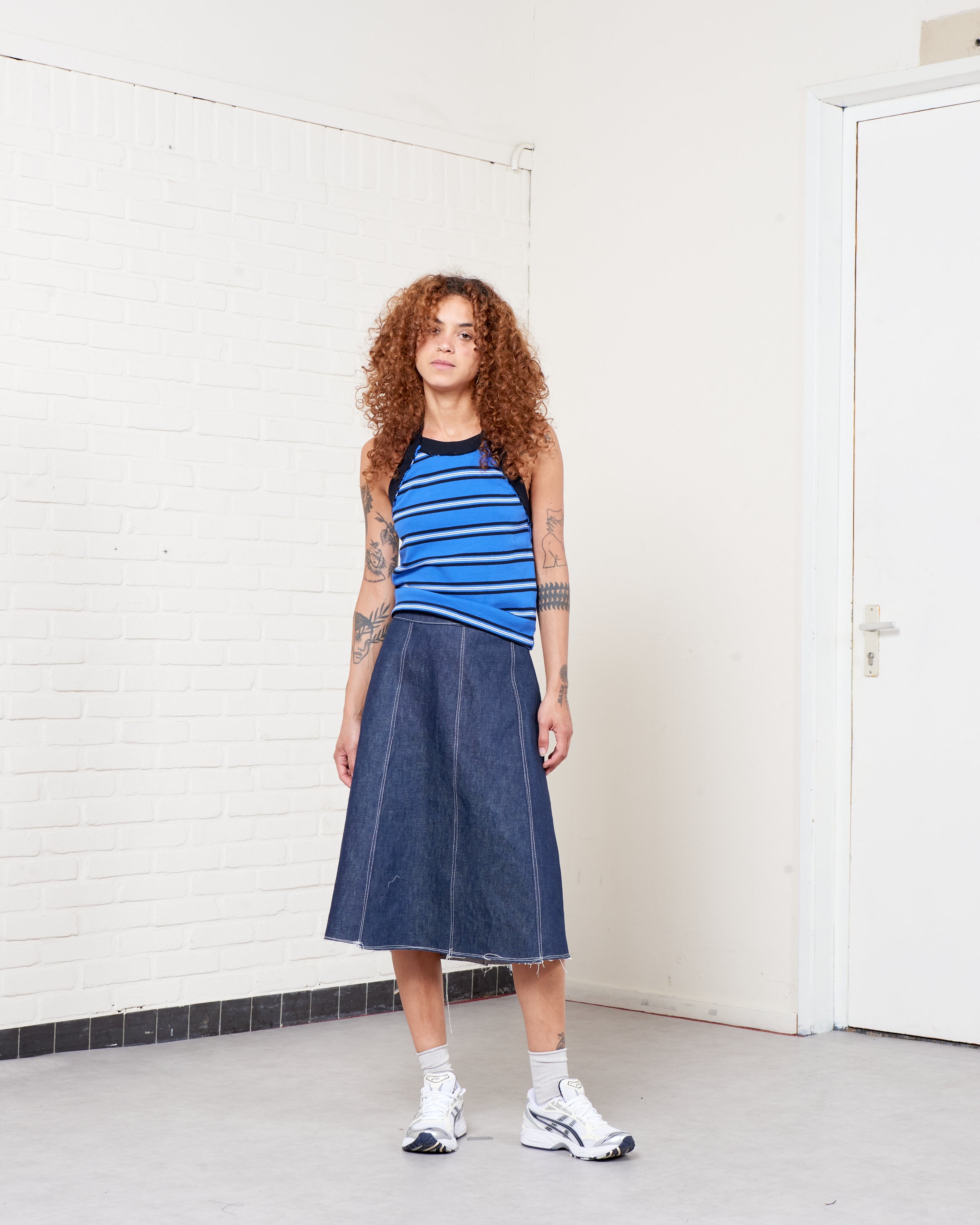 CF.21.01.01.01 HALTER TOP blue stripe