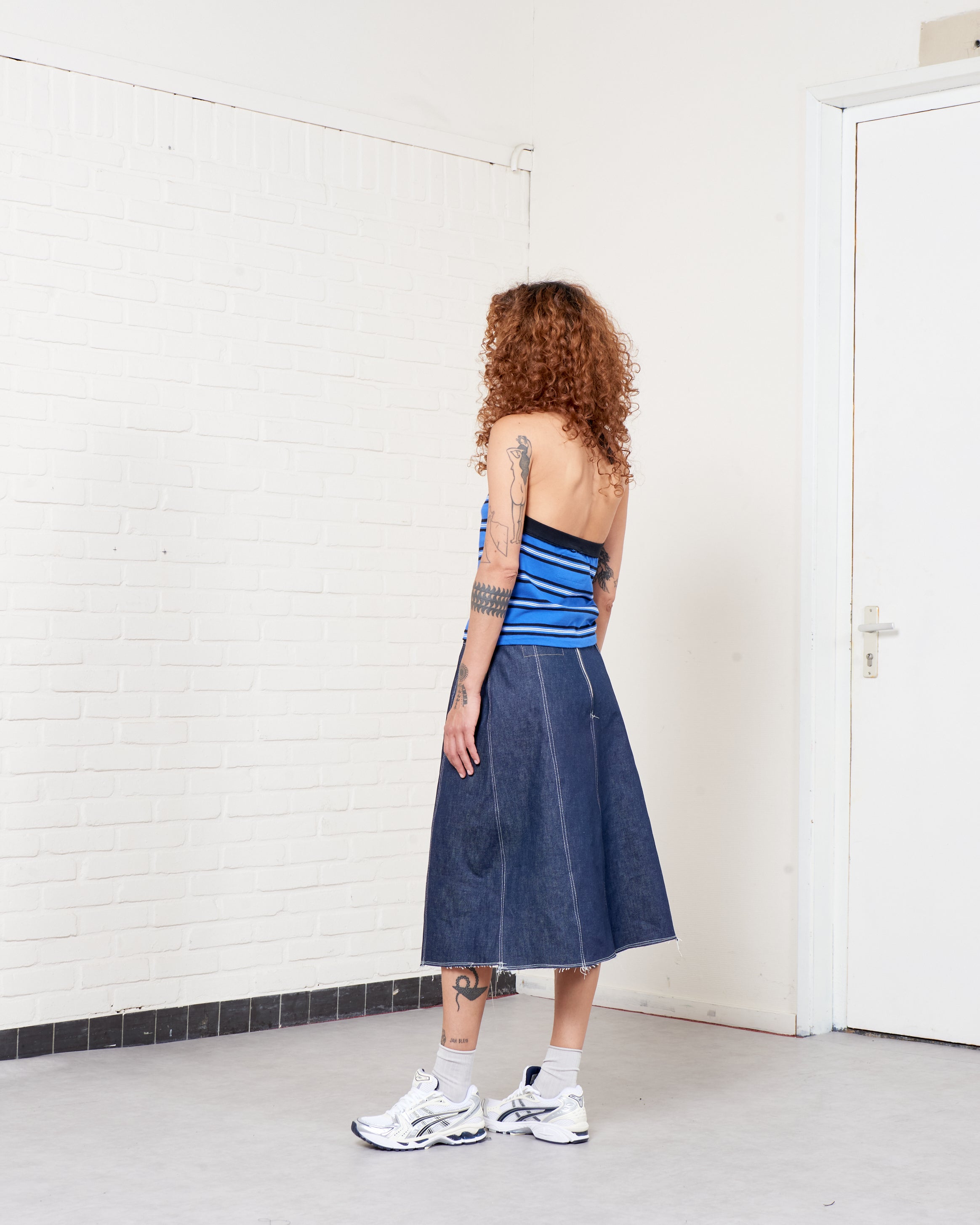 CF.21.01.01.01 HALTER TOP blue stripe