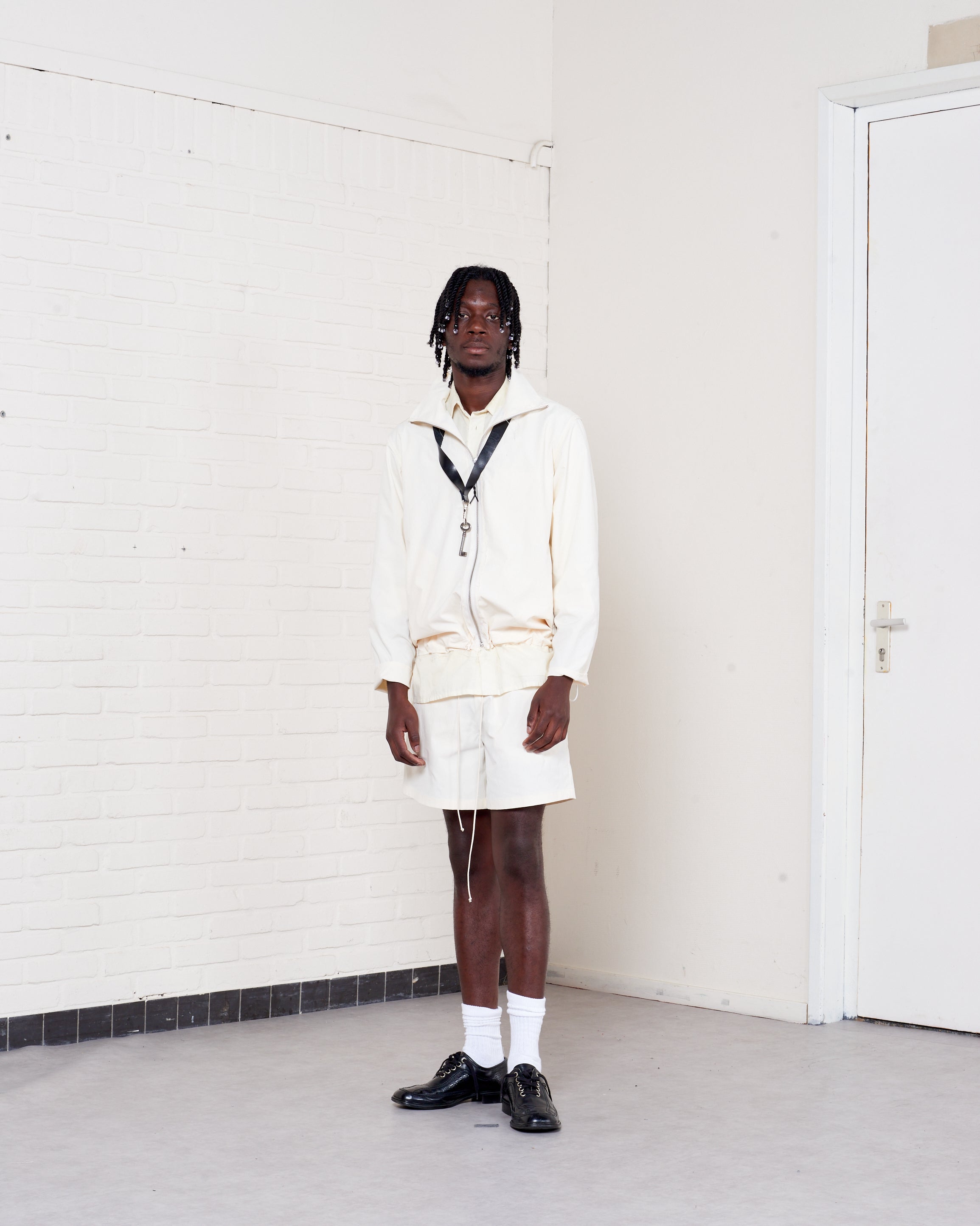 CF.21.09.02.02 TRACK JACKET technical nylon light yellow