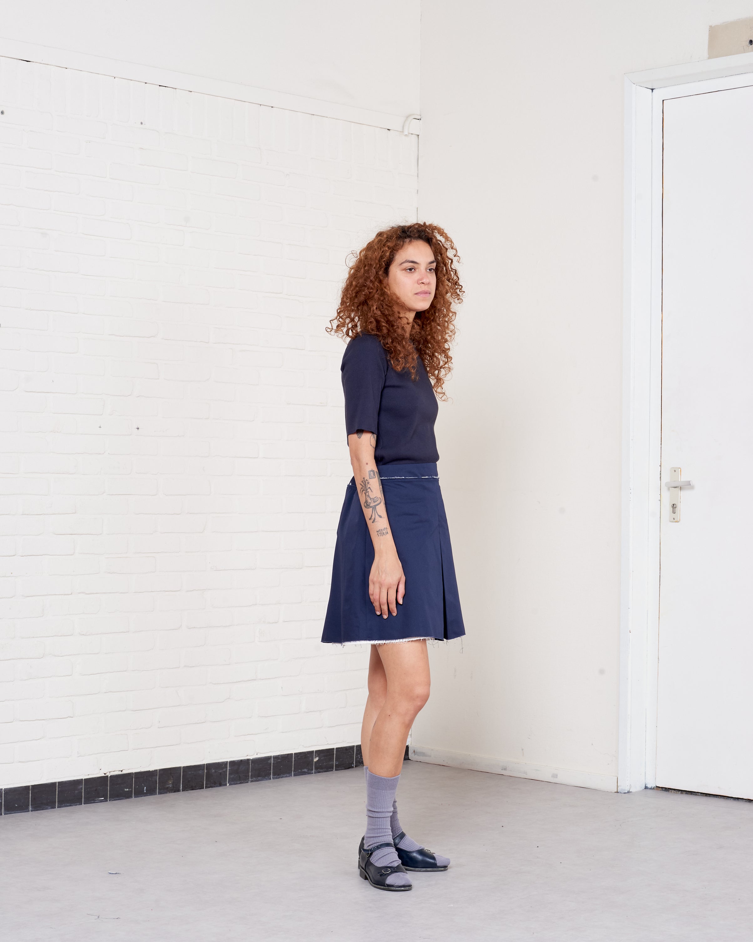 CF.21.07.01.01 MINI SKIRT twill