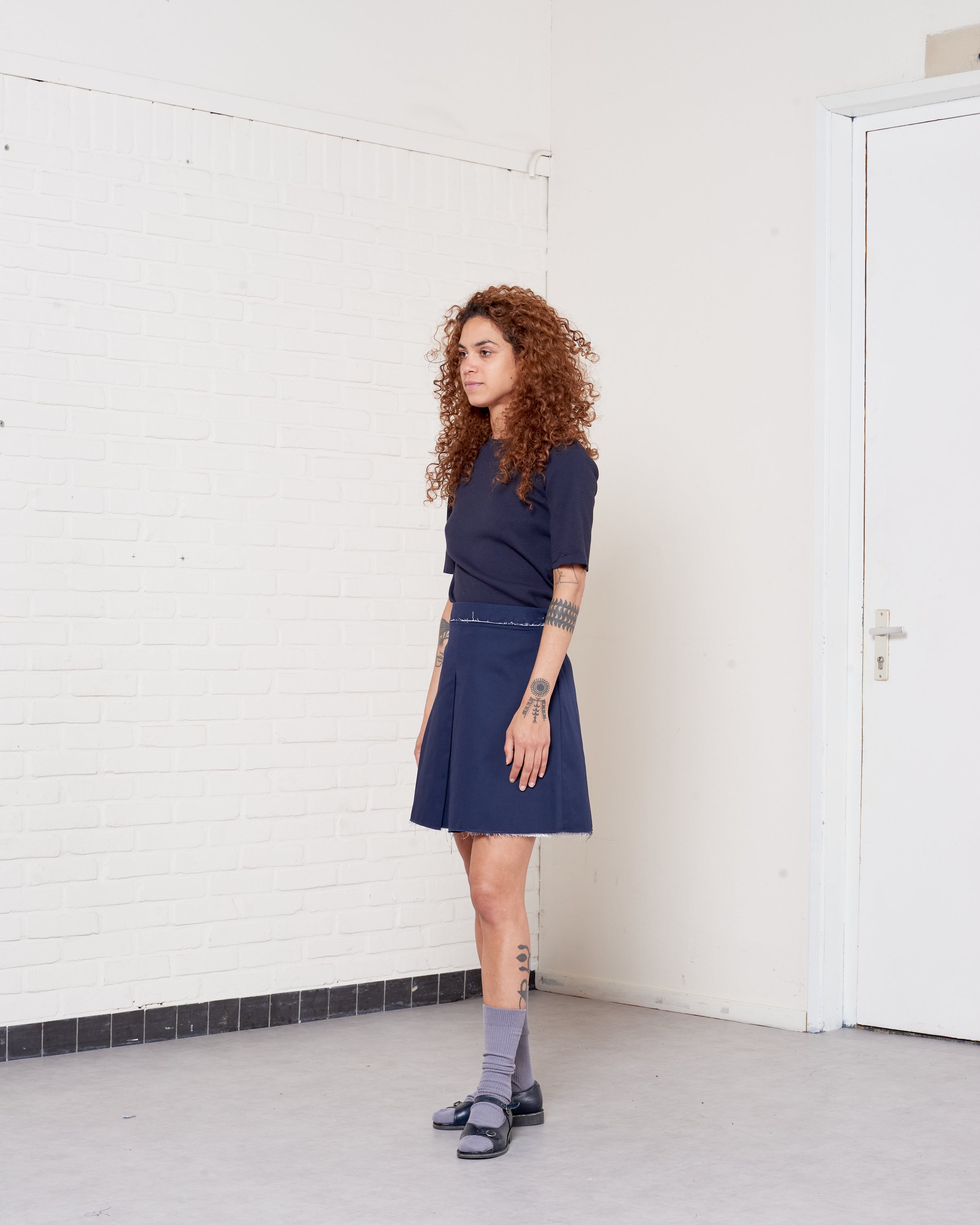 CF.21.07.01.01 MINI SKIRT twill