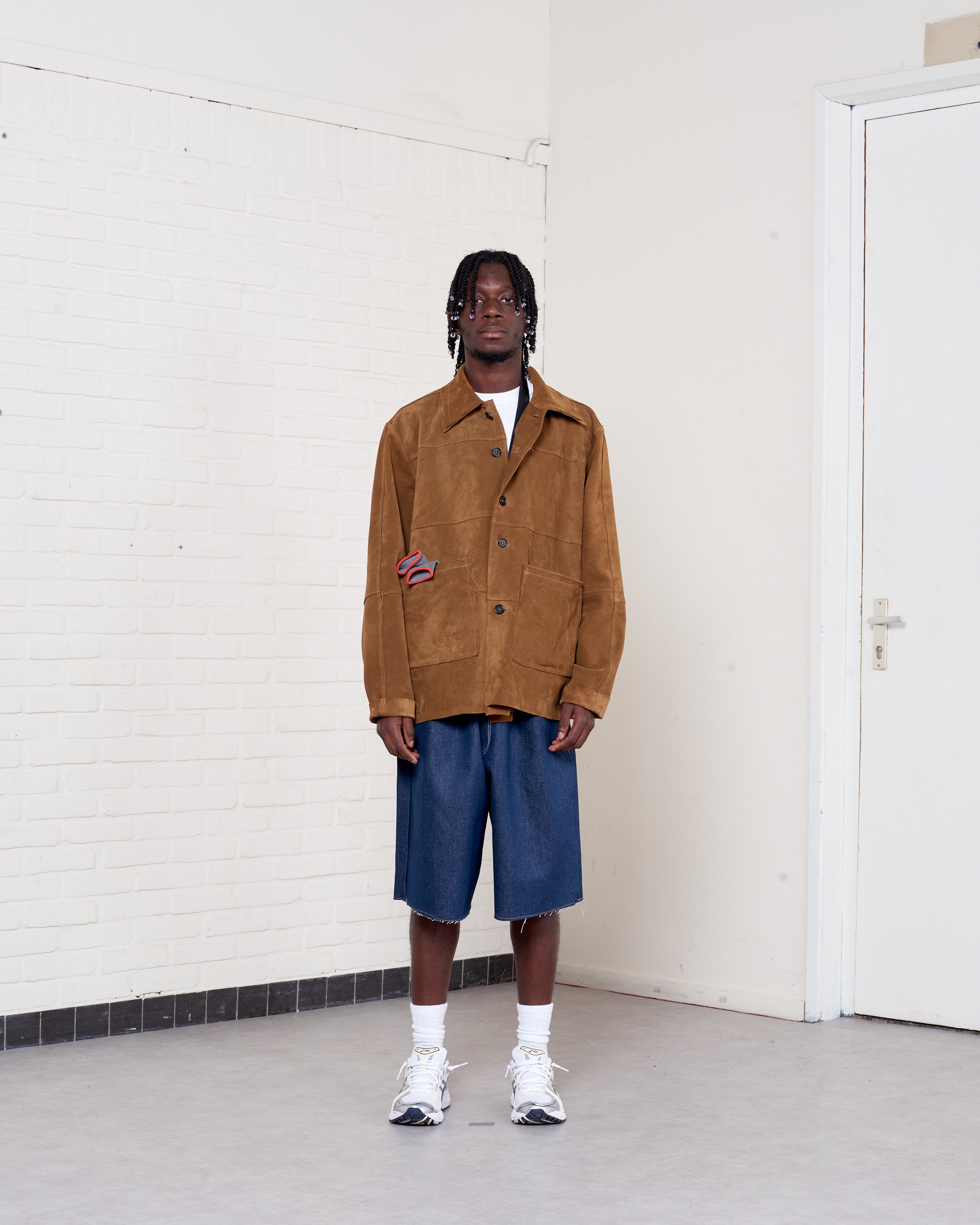 CF.21.16.01.01 PIECES JACKET suede brown