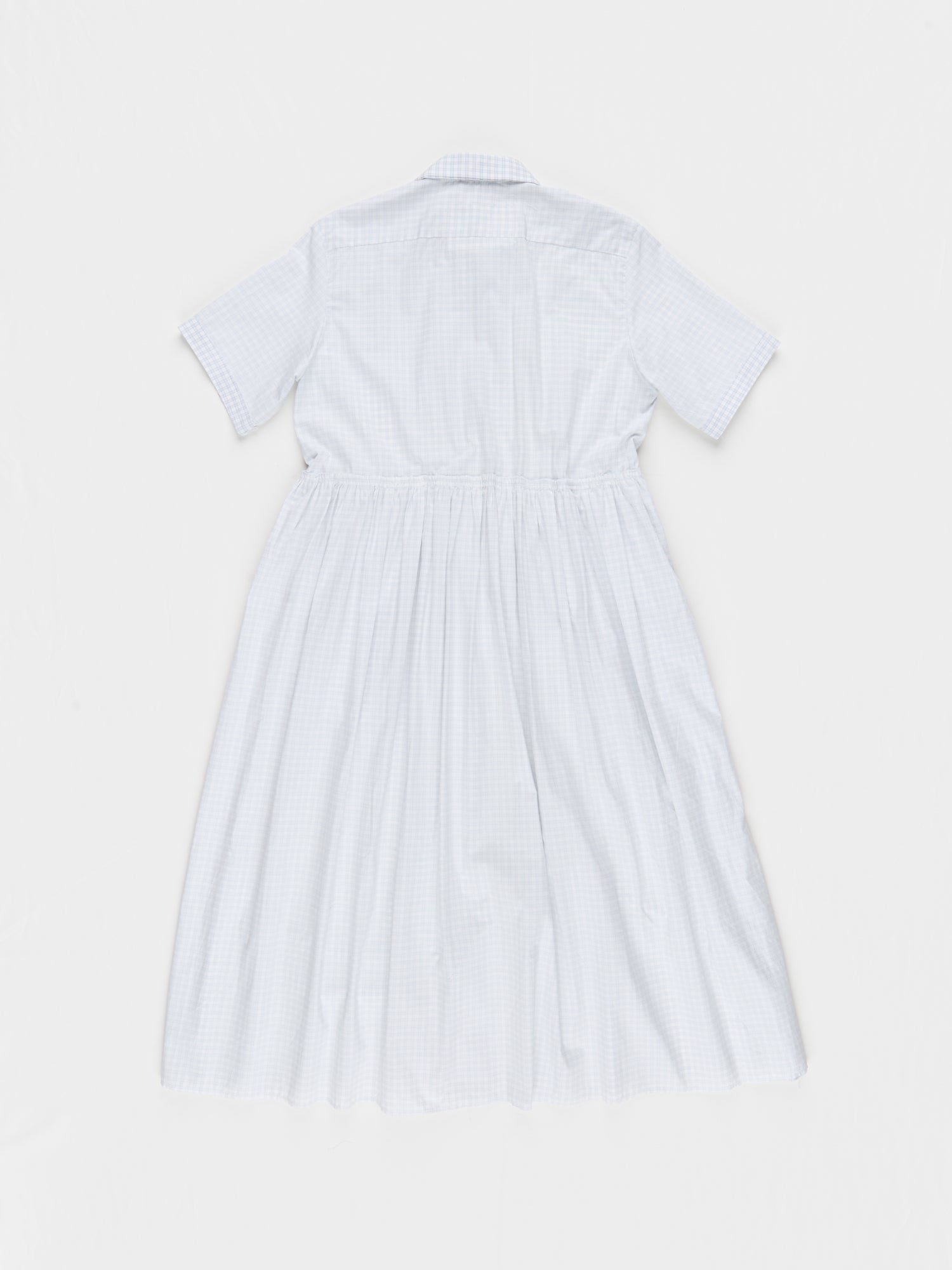 CF.23.08.05.02 ZIP SHIRT DRESS inside out shirting blue/white check