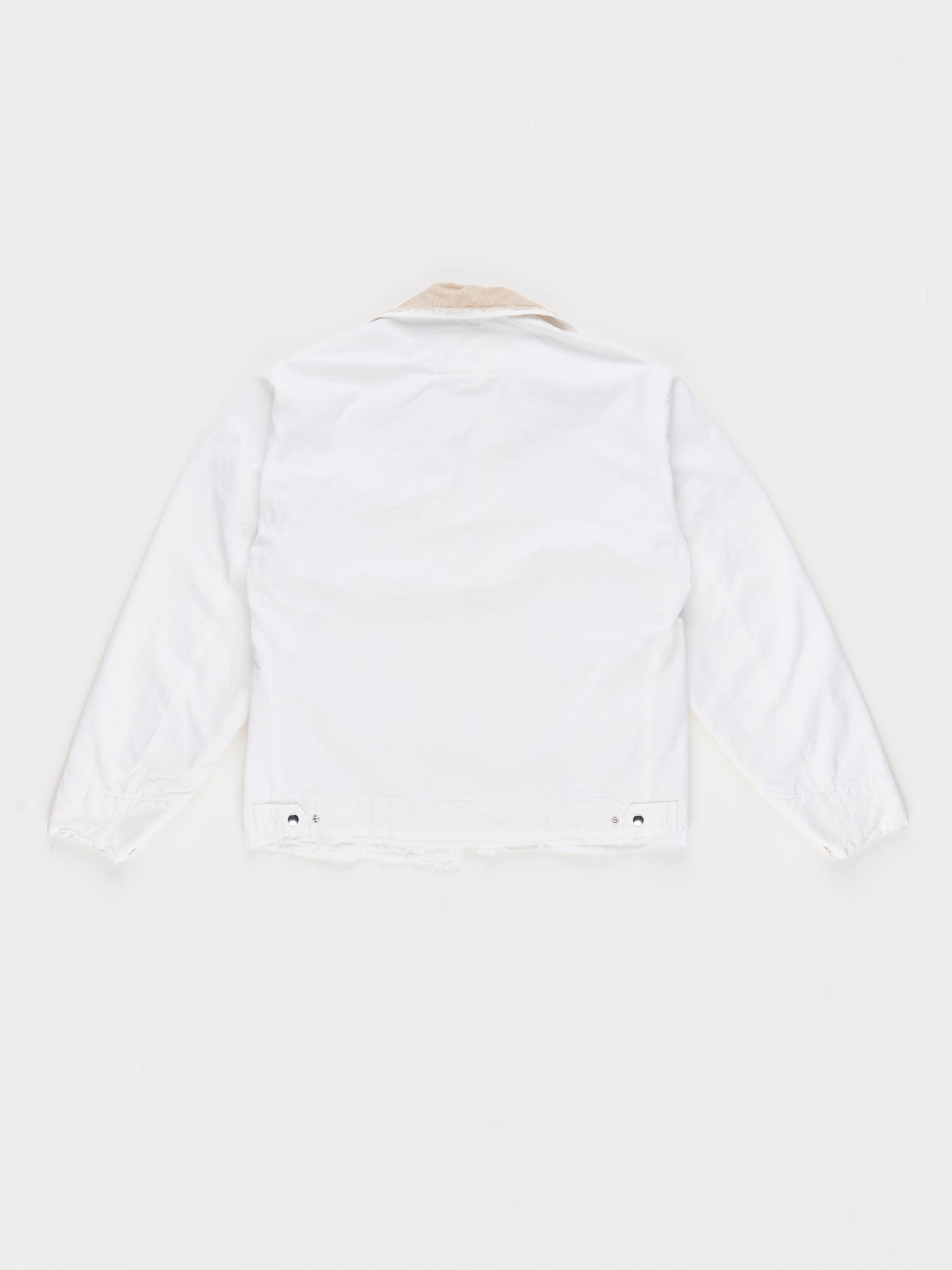 CF.23.10.03.01 WORKER JACKET heavy canvas lily white