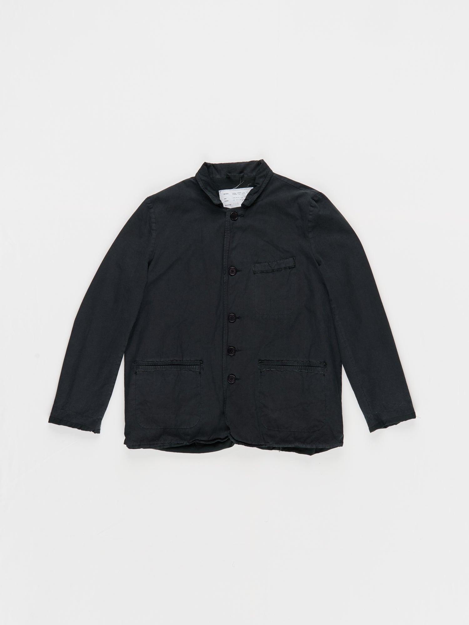 CF.23.09.02.02 SUIT JACKET light canvas dark green