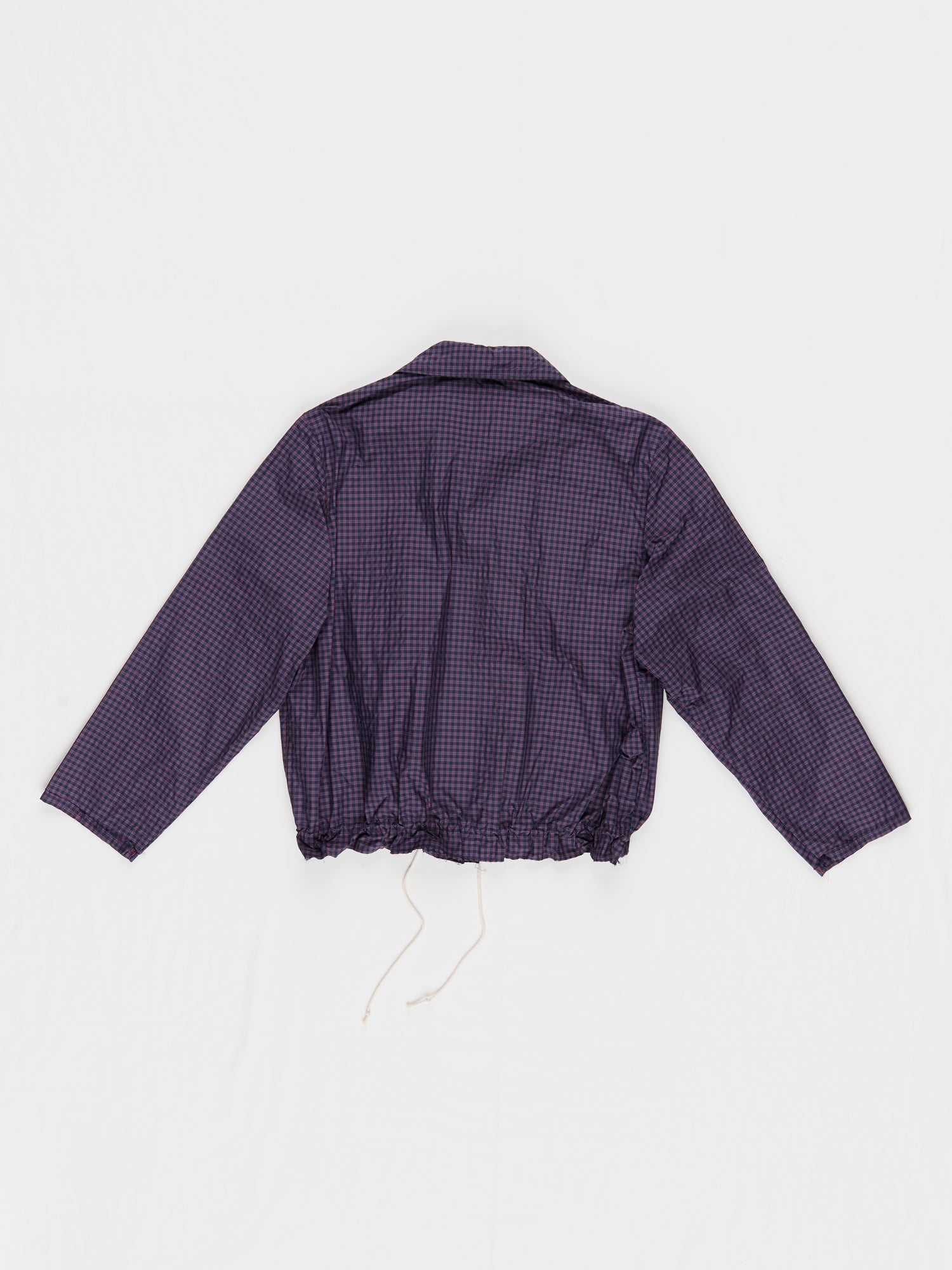 CF.23.10.02.02 STRIPE SIMPLE JACKET technical polyester navy/red check