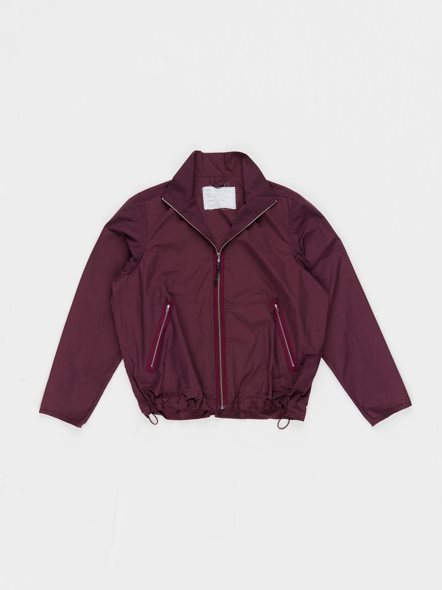 CF.23.09.01.02 TRACK JACKET technical burgundy