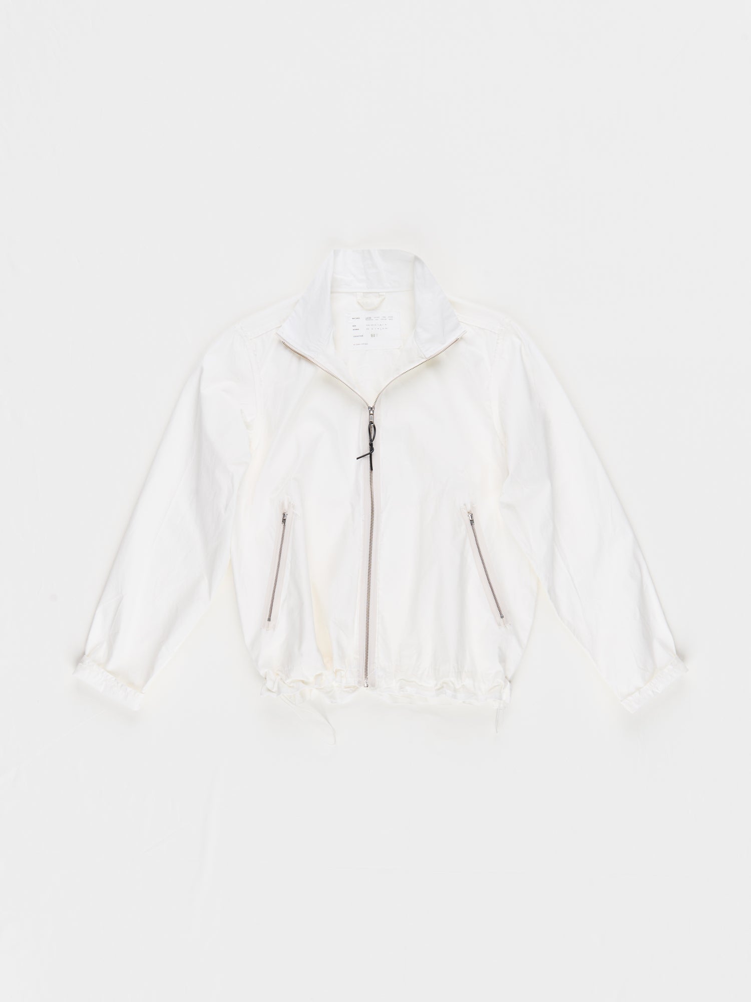 CF.23.09.01.01 TRACK JACKET light canvas optical white