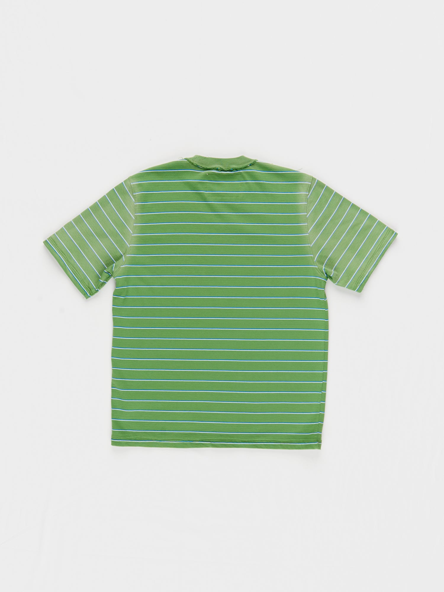 CF.23.01.03.01 NORMAL TEE medium dry jersey green/white/blue stripe