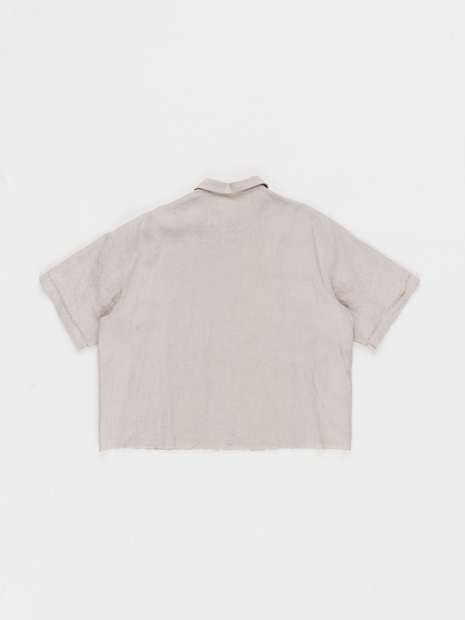 CF.23.04.01.03 SS - ZIP SHIRT light weight linen sand