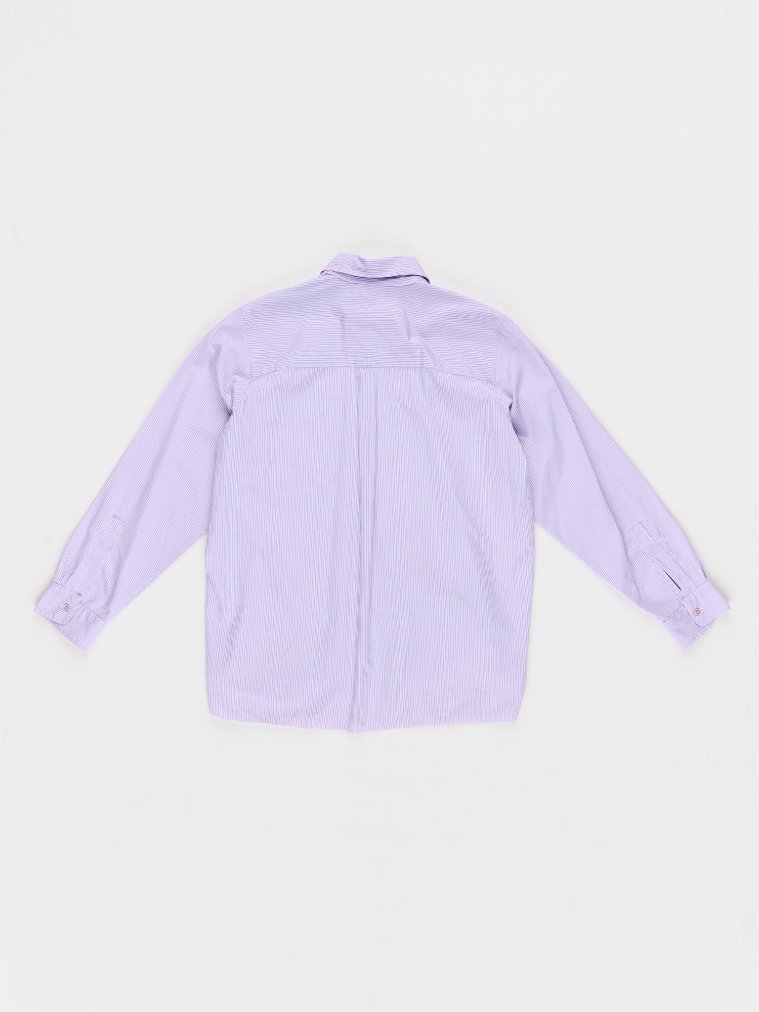 CF.23.04.03.01 LS - NORMAL SHIRT papertouch shirting blue stripe + pink overdye