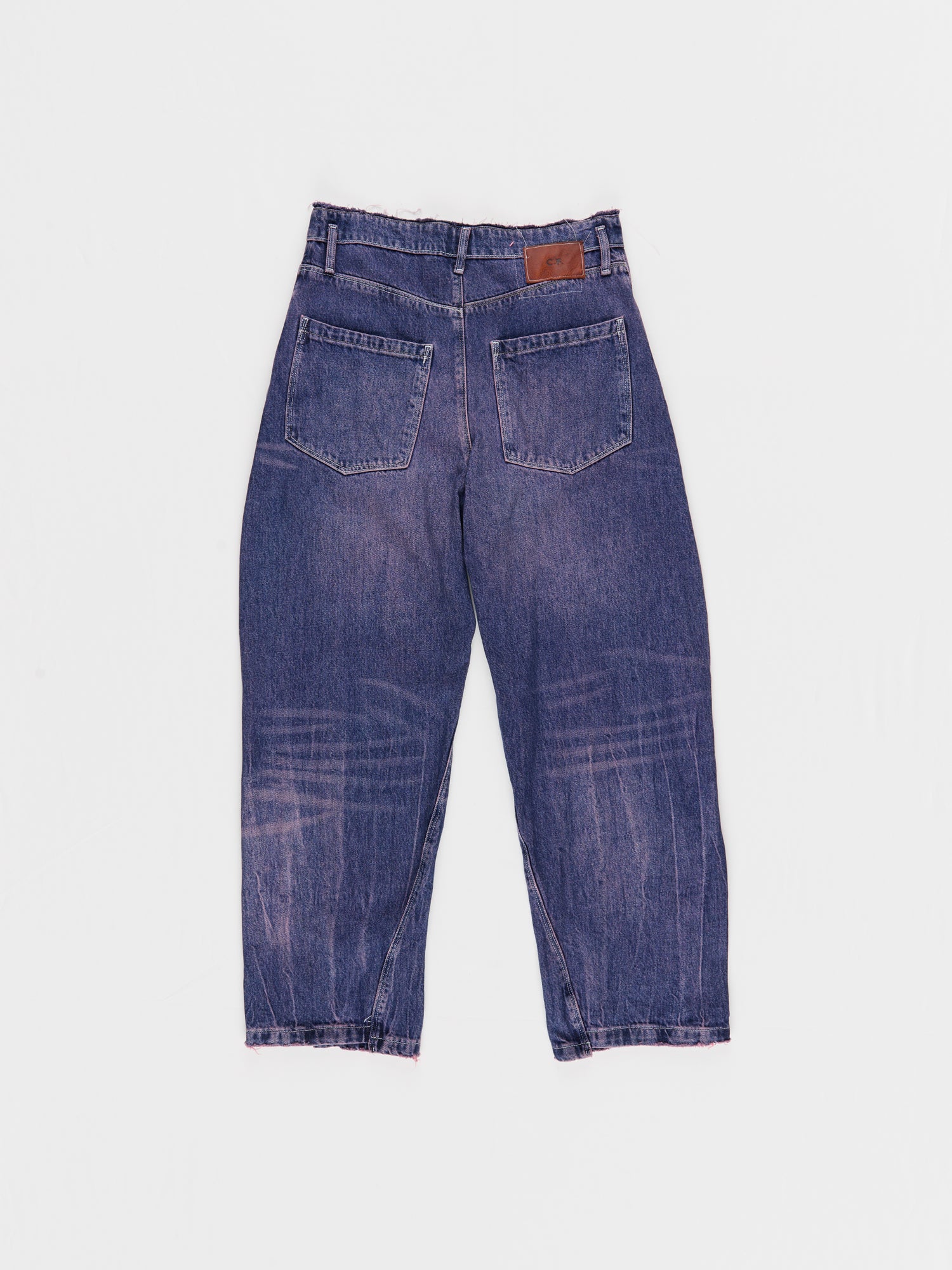 CF.23.15.03.03 WOBBLY JEANS washed denim blue/pink overdye