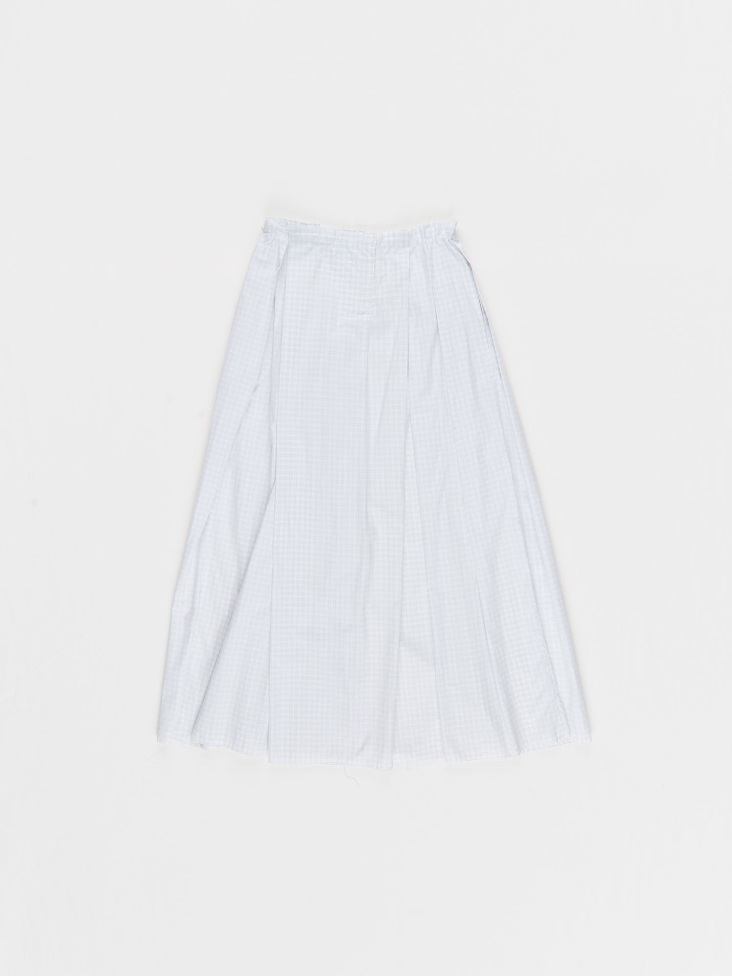CF.23.07.04.02 TOPLESS DRESS inside out shirting blue/white check