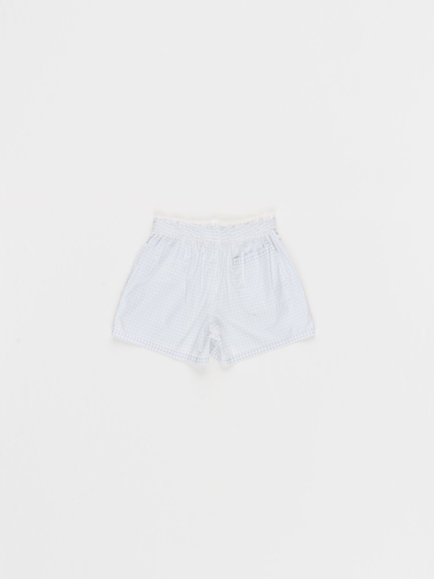 CF.23.13.01.02 SHORTY SHORTS inside out shirting white/blue check