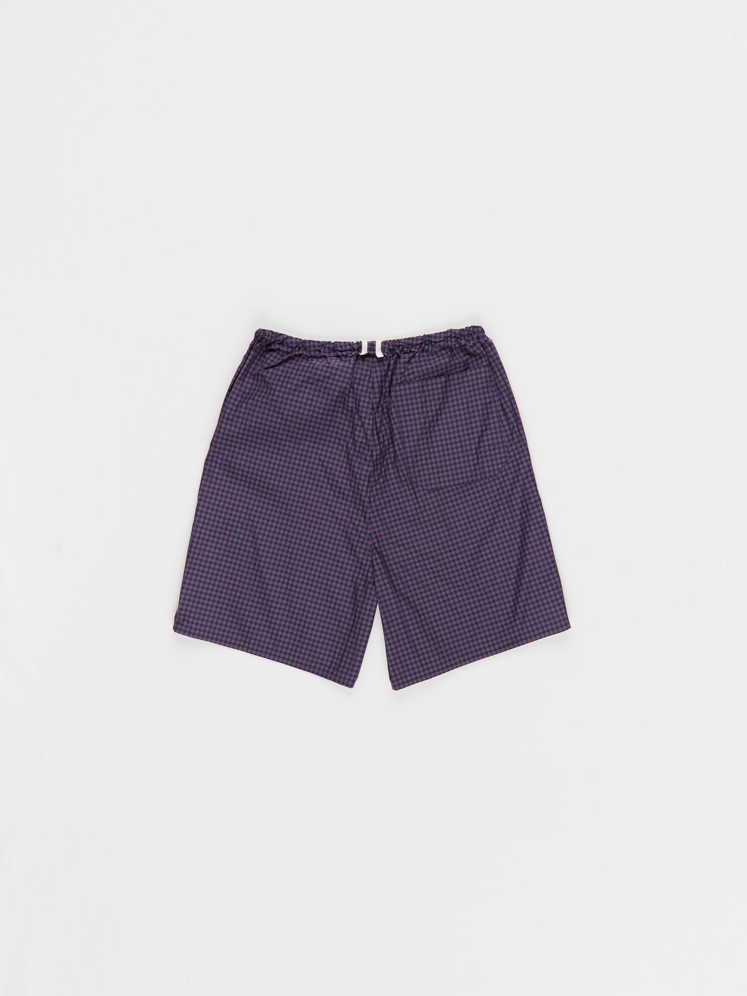 CF.23.13.02.03 KNEE SHORTS technical polyester navy/red check