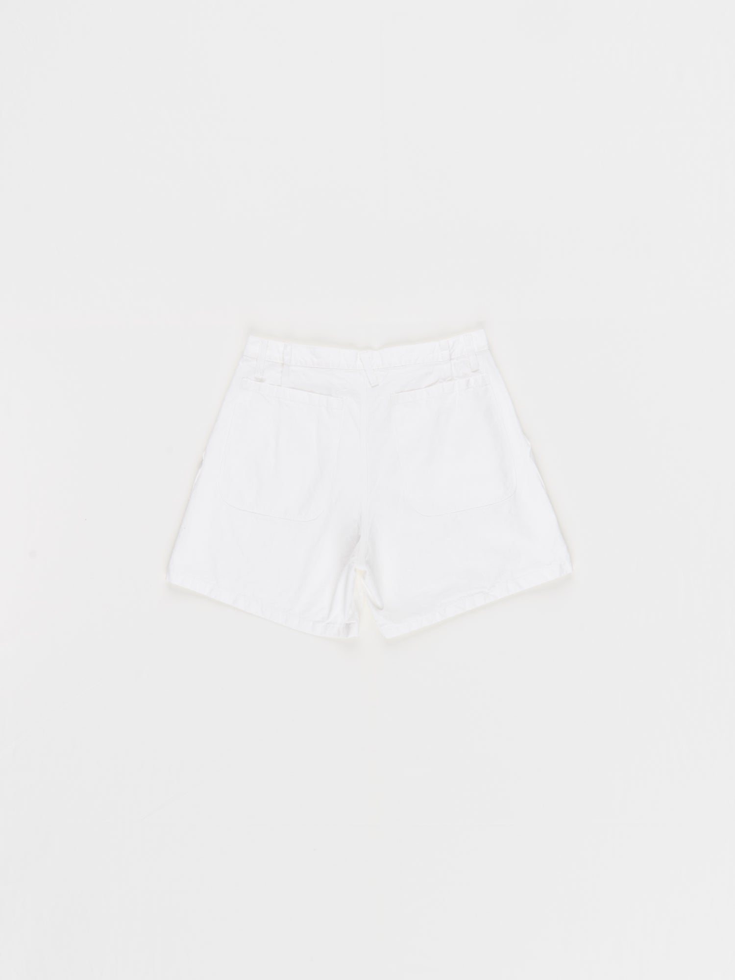 CF.23.13.03.01 FARMER SHORTS heavy canvas lily white