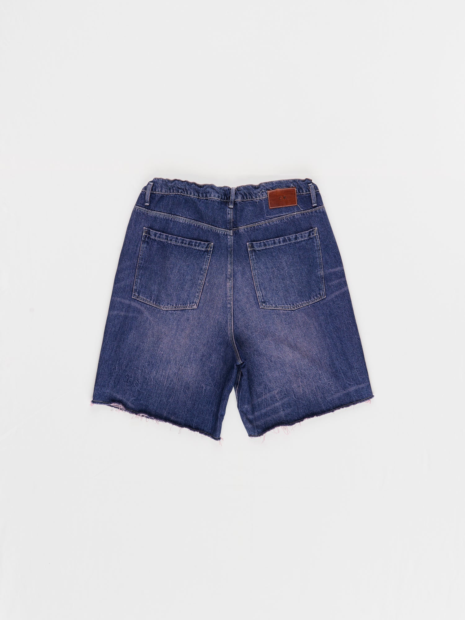 CF.23.15.04.01 BIG SHORTS washed denim blue/pink overdye
