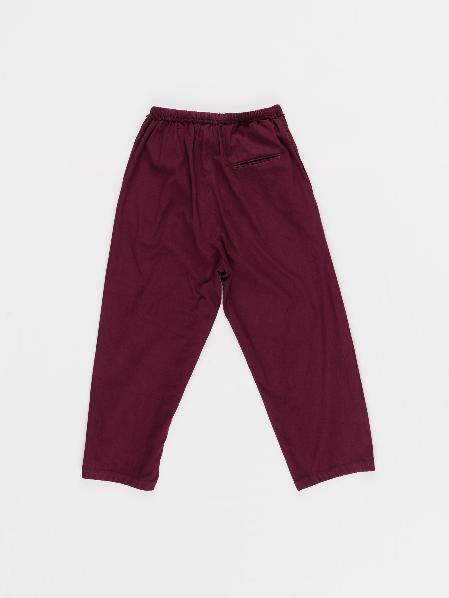 CF.23.06.02.01 SIMPLE PANTS washed twill burgundy