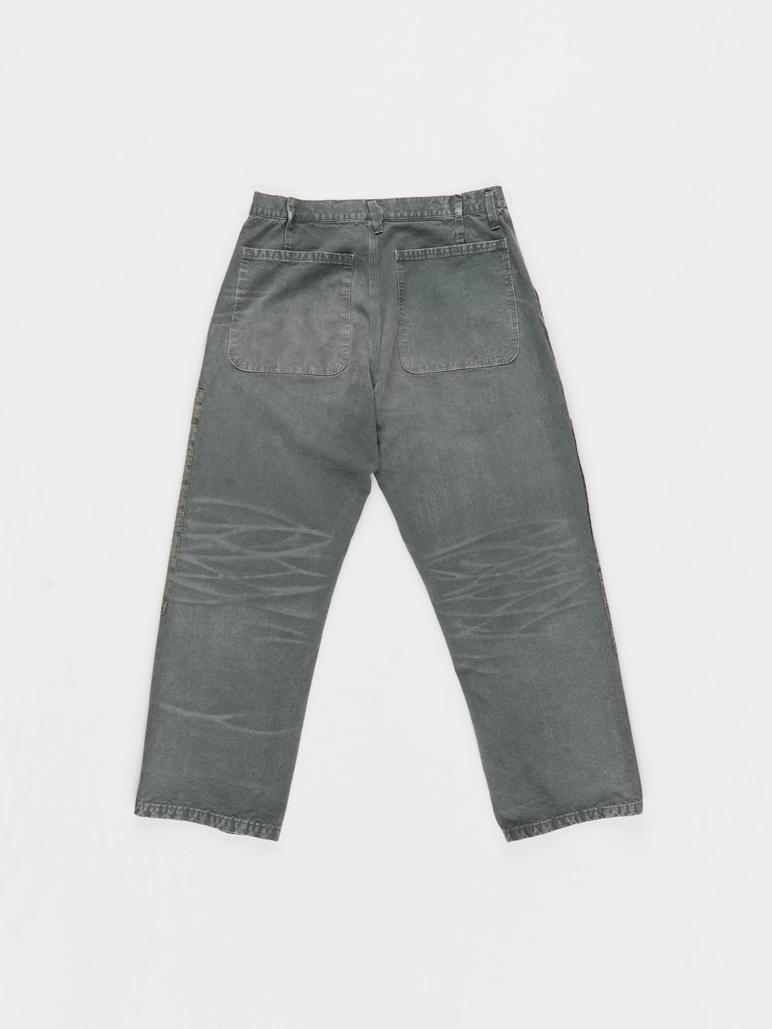 CF.23.06.03.02 FARMER PANTS heavy canvas black green