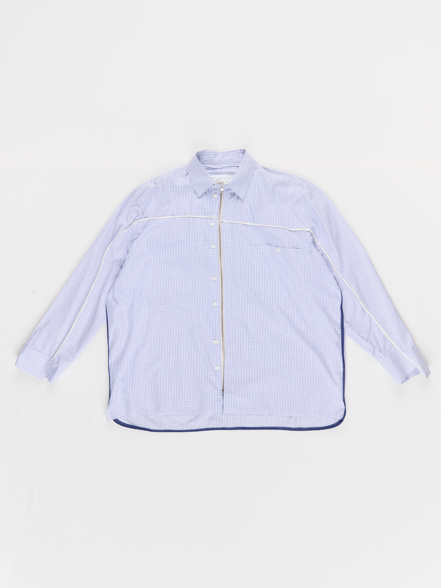 CF.23.RESEARCH.17.11 SPORTS SHIRT shirting cotton blue/white/check