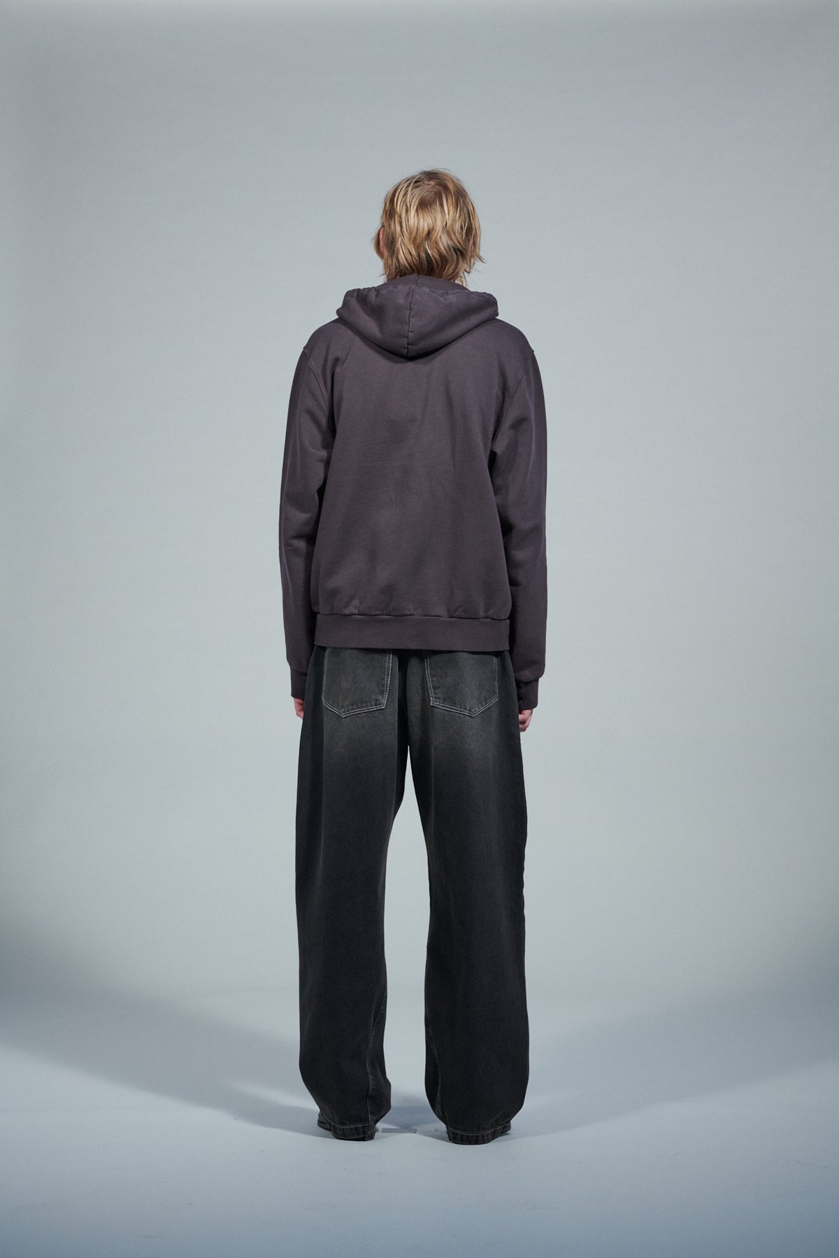 CF.22.02.03.02 ZIP HOODIE heavy brushed vintage brown