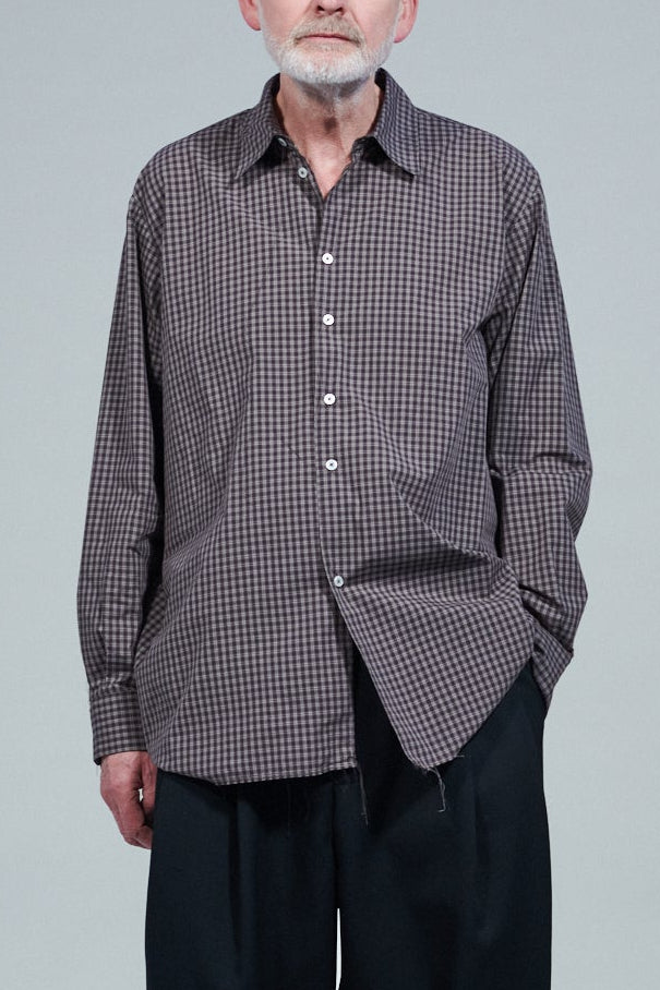 CF.22.04.03.04 BIG SHIRT cotton shirting brown check