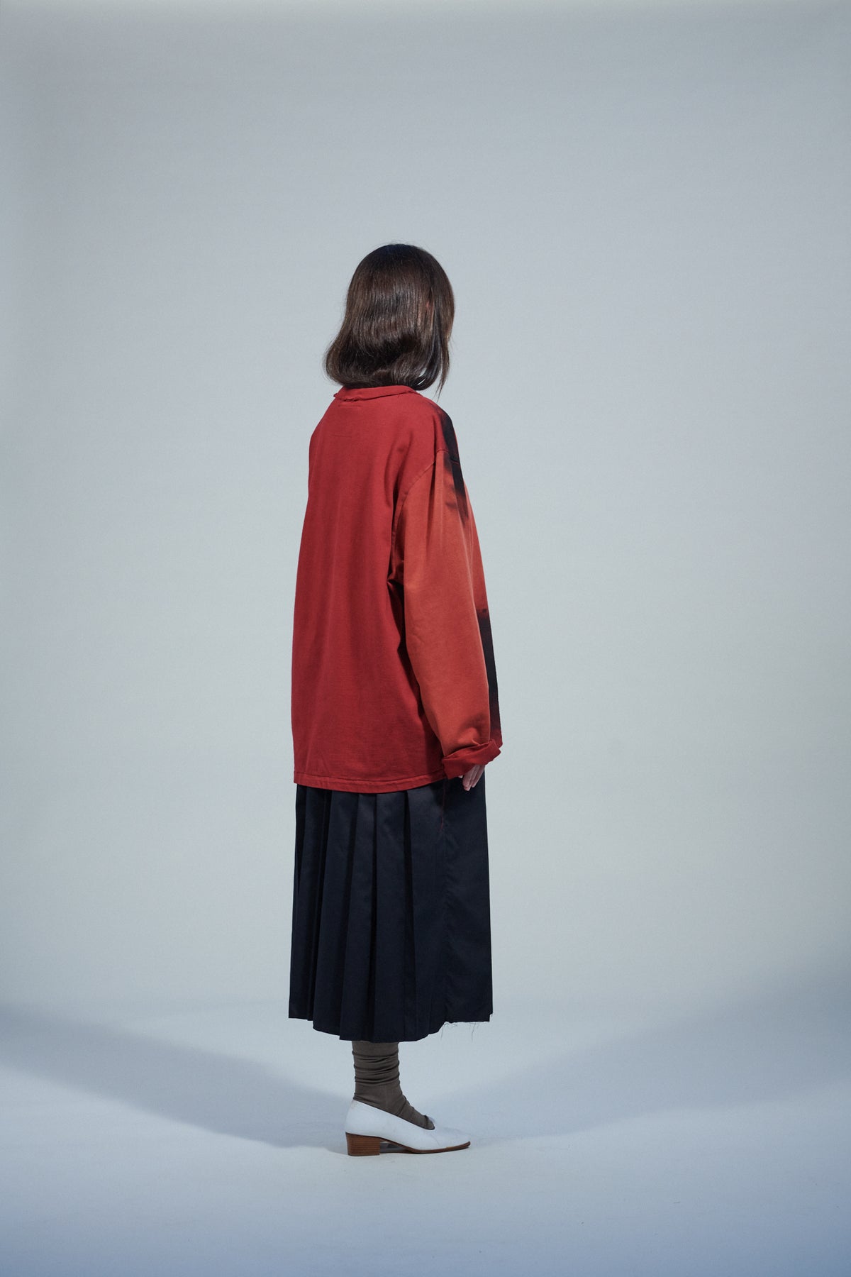 CF.22.01.04.04 PAINTED BIG TEE LS heavy jersey red/black