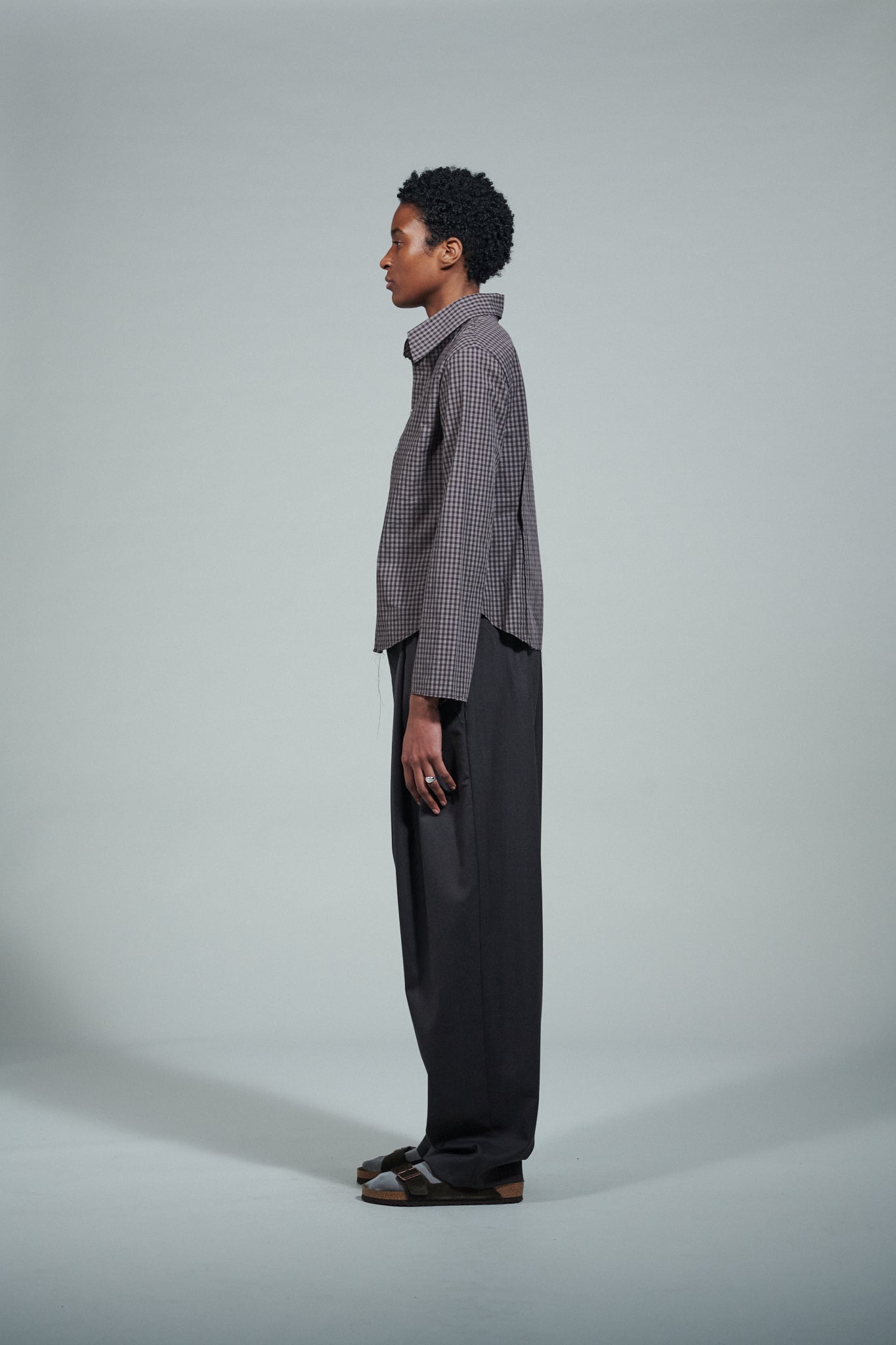 CF.22.04.01.03 FITTED SHIRT medium shirting brown check