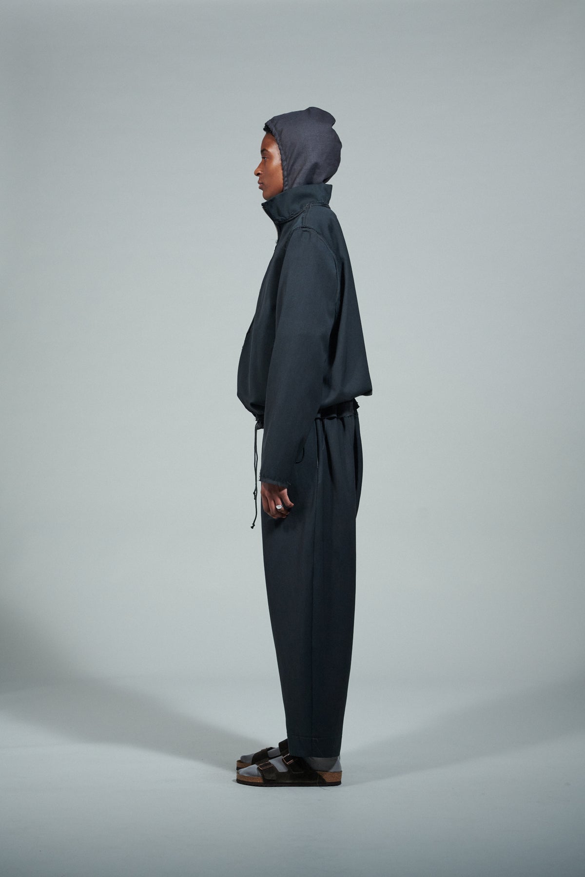 CF.22.06.02.03 SIMPLE PANTS wool twill grey