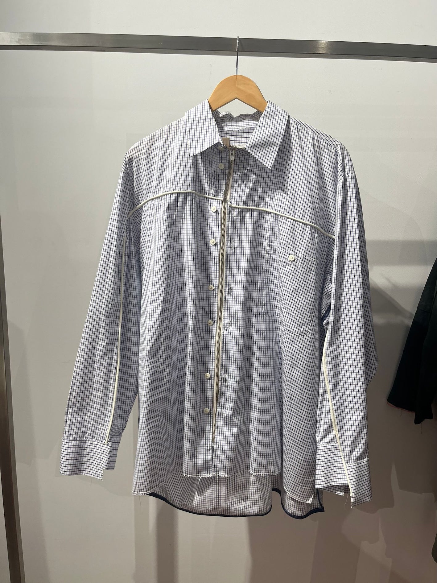 CF.23.RESEARCH.17.11 SPORTS SHIRT shirting cotton blue/white/check