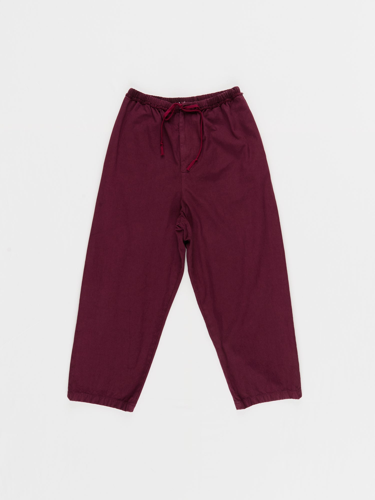 CF.23.06.02.01 SIMPLE PANTS washed twill burgundy