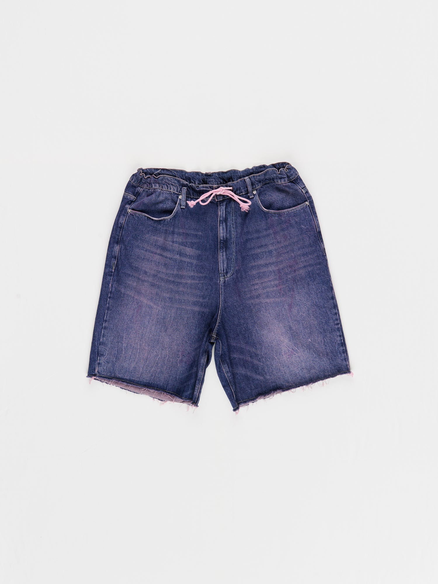 CF.23.15.04.01 BIG SHORTS washed denim blue/pink overdye