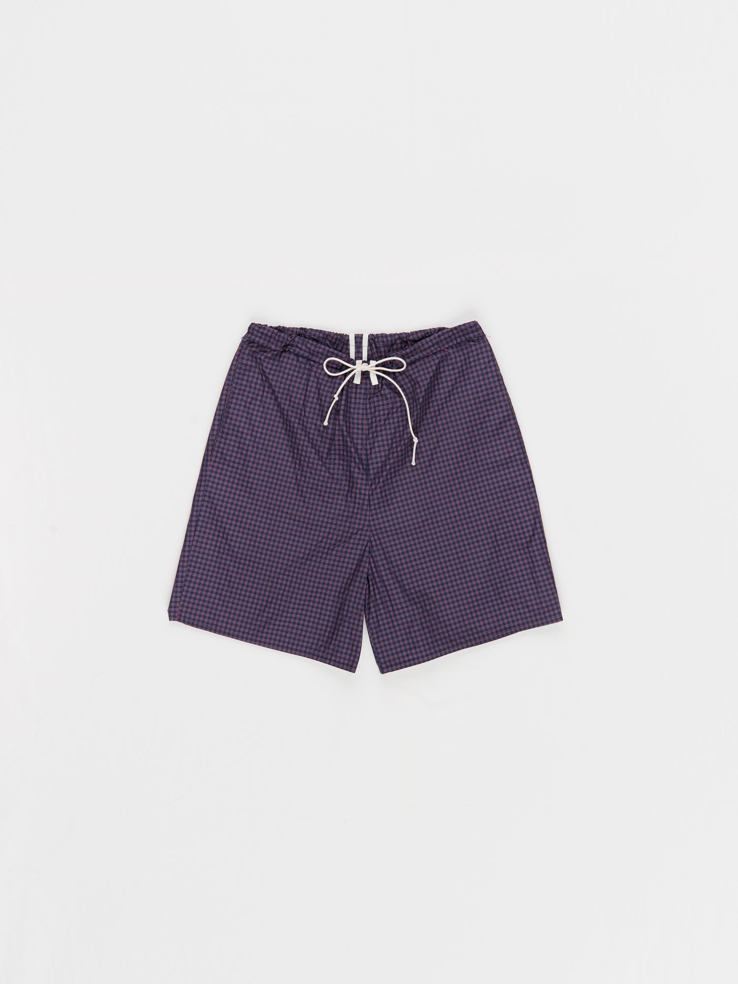 CF.23.13.02.03 KNEE SHORTS technical polyester navy/red check