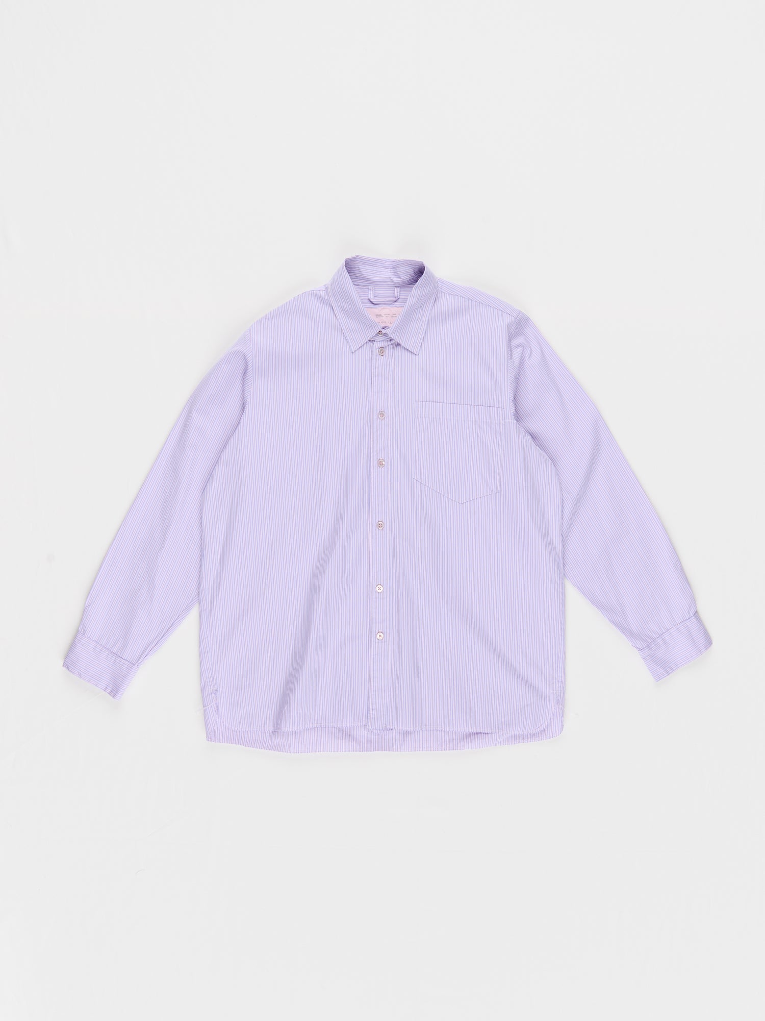 CF.23.04.03.01 LS - NORMAL SHIRT papertouch shirting blue stripe + pink overdye