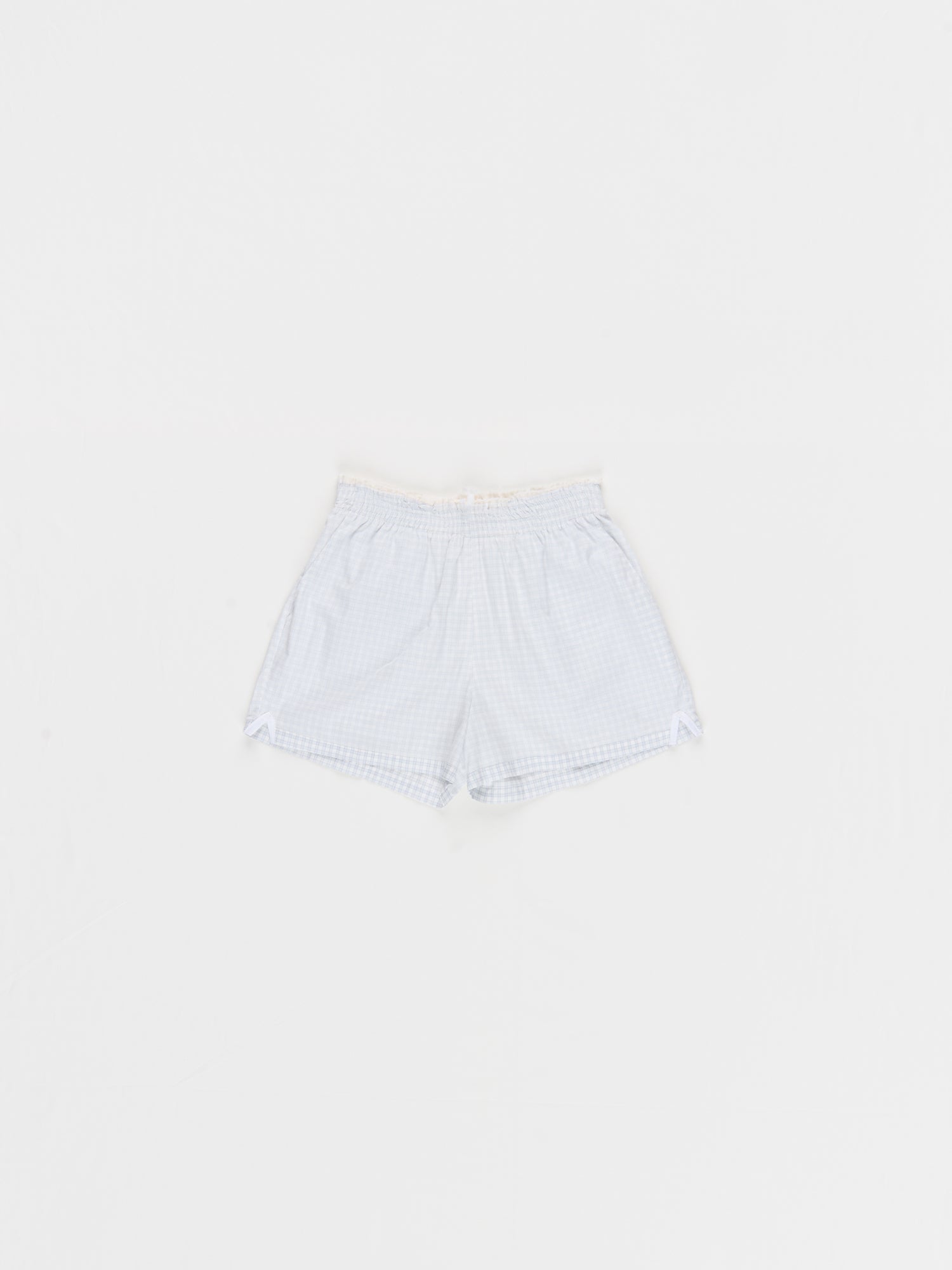 CF.23.13.01.02 SHORTY SHORTS inside out shirting white/blue check