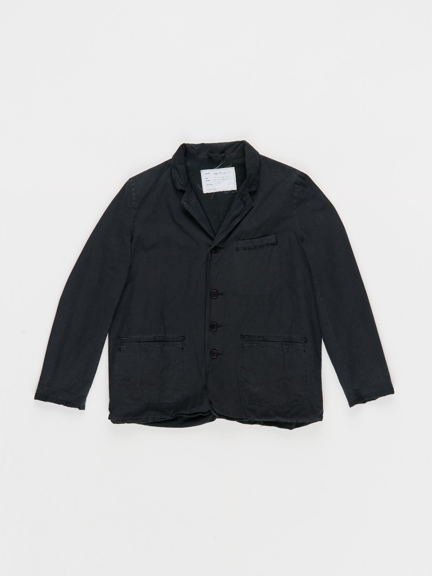 CF.23.09.02.02 SUIT JACKET light canvas dark green