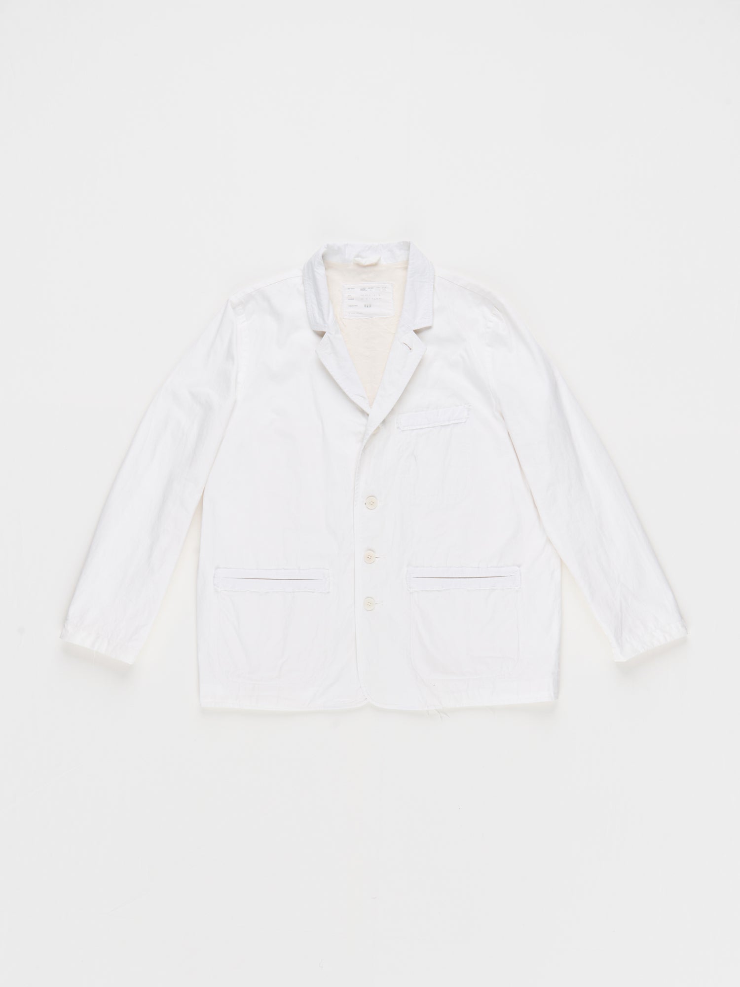 CF.23.09.02.03 SUIT JACKET light canvas optical white